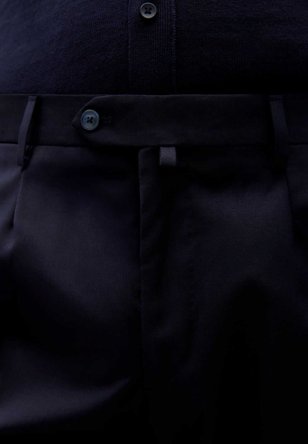 TRAJE CLÁSICO LANA AZUL MARINO - Scalpers