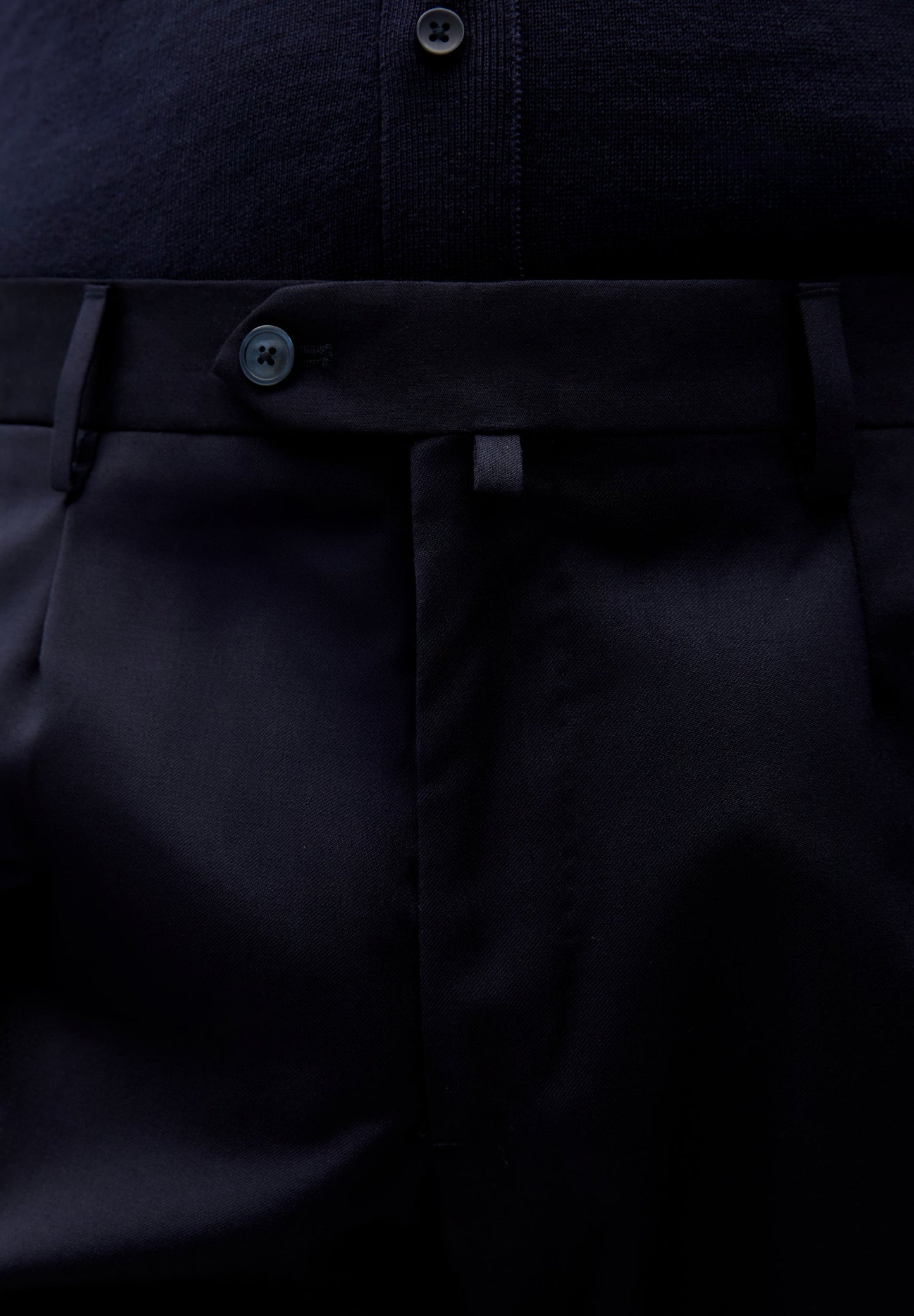 TRAJE CLÁSICO LANA AZUL MARINO - Scalpers