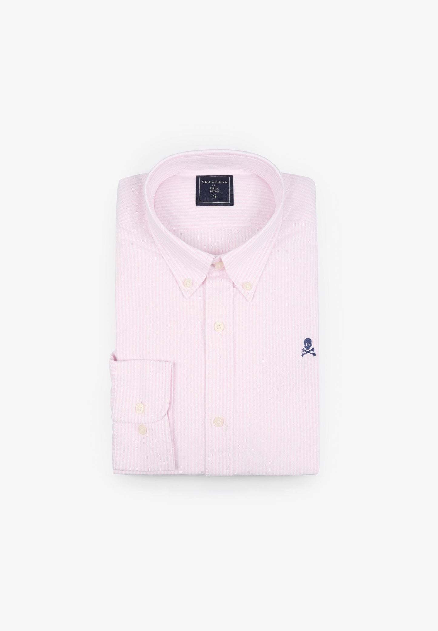 CAMISA OXFORD CALAVERA CONTRASTE