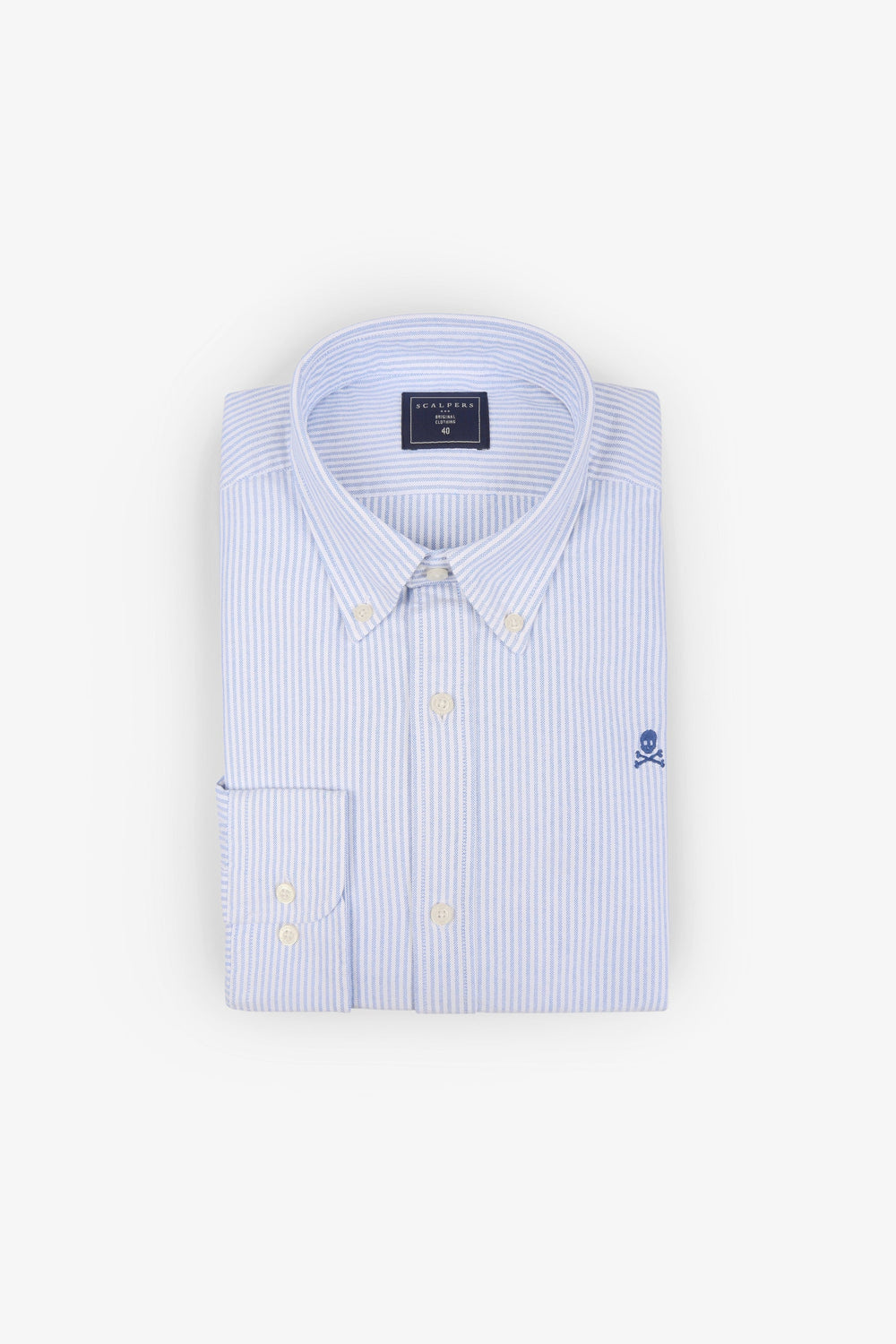 CAMISA OXFORD CALAVERA CONTRASTE - Scalpers