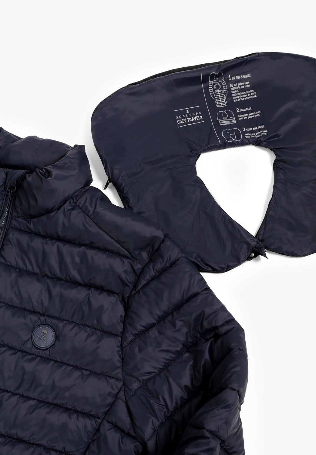 CHAQUETA ACOLCHADA CALAVERA - Scalpers