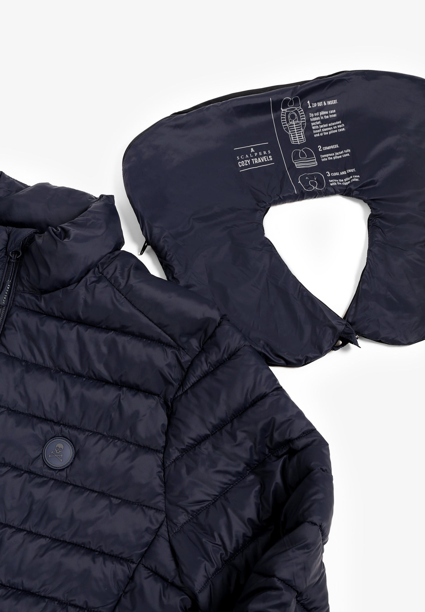 VESTE MATELASSÉE SKULL