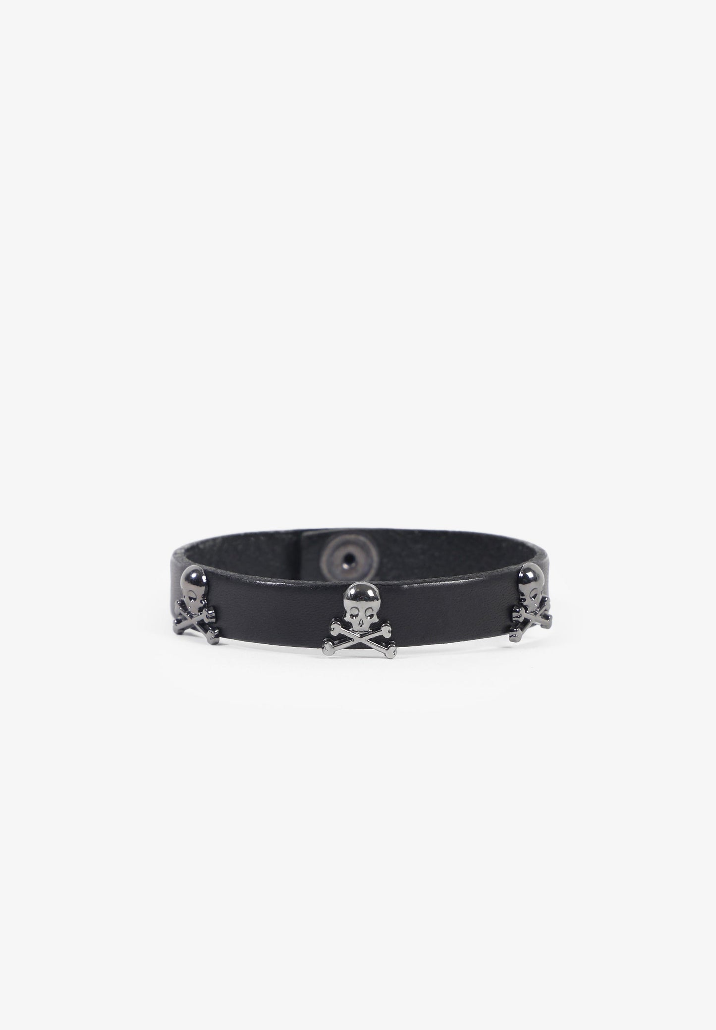 PULSERA PIEL CALAVERAS