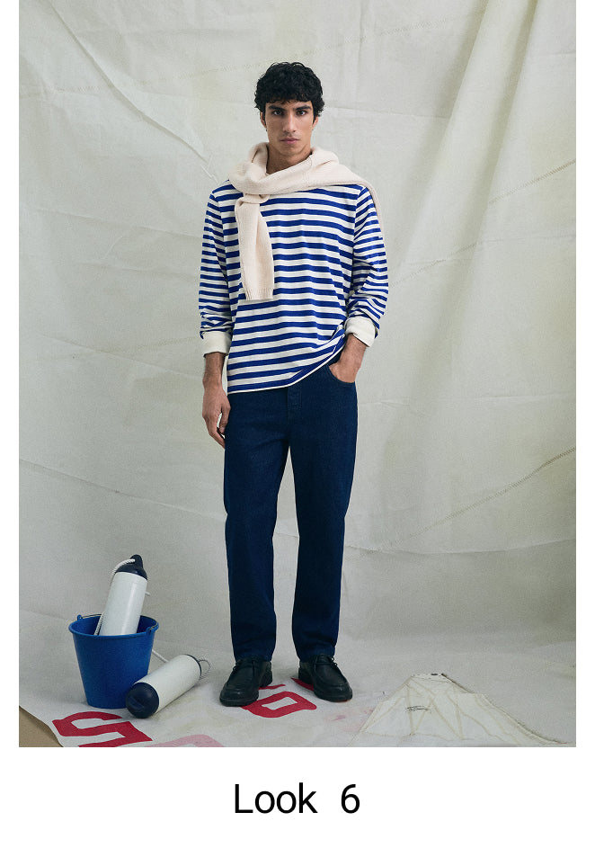 LONG SLEEVE STRIPED T-SHIRT