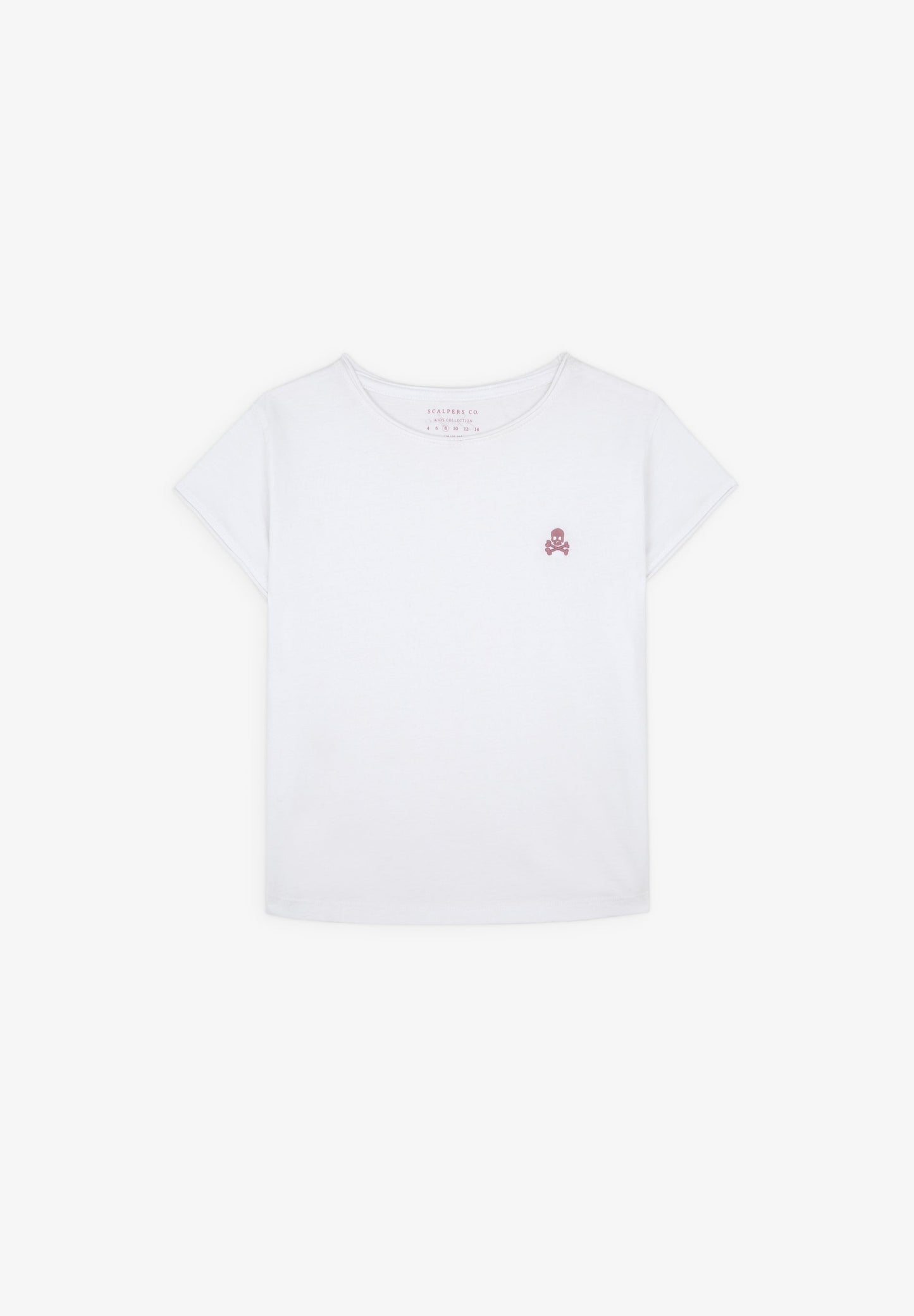 CAMISETA BÁSICA CALAVERA CONTRASTE - Scalpers