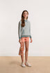 HOODIE STRIPES TRICOT GIRLS