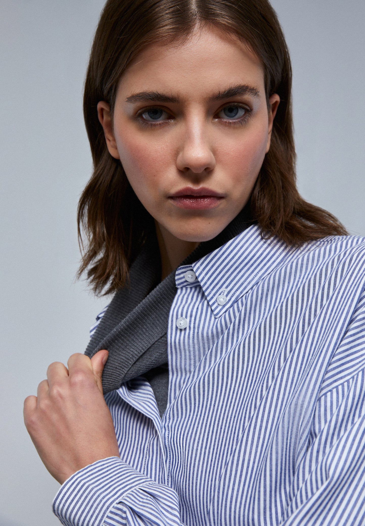 OXFORD-OVERHEMD KRAAG KNOOPJES