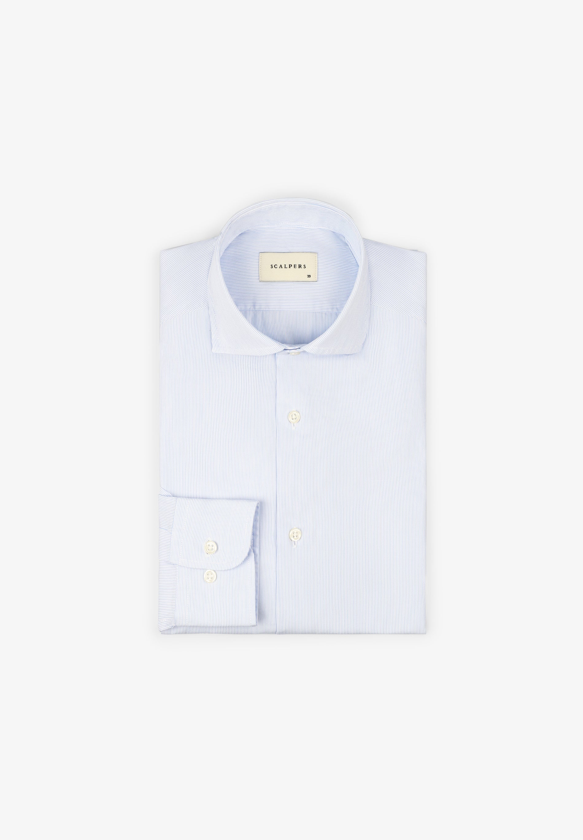 MIXED CUFF DRESS SHIRT