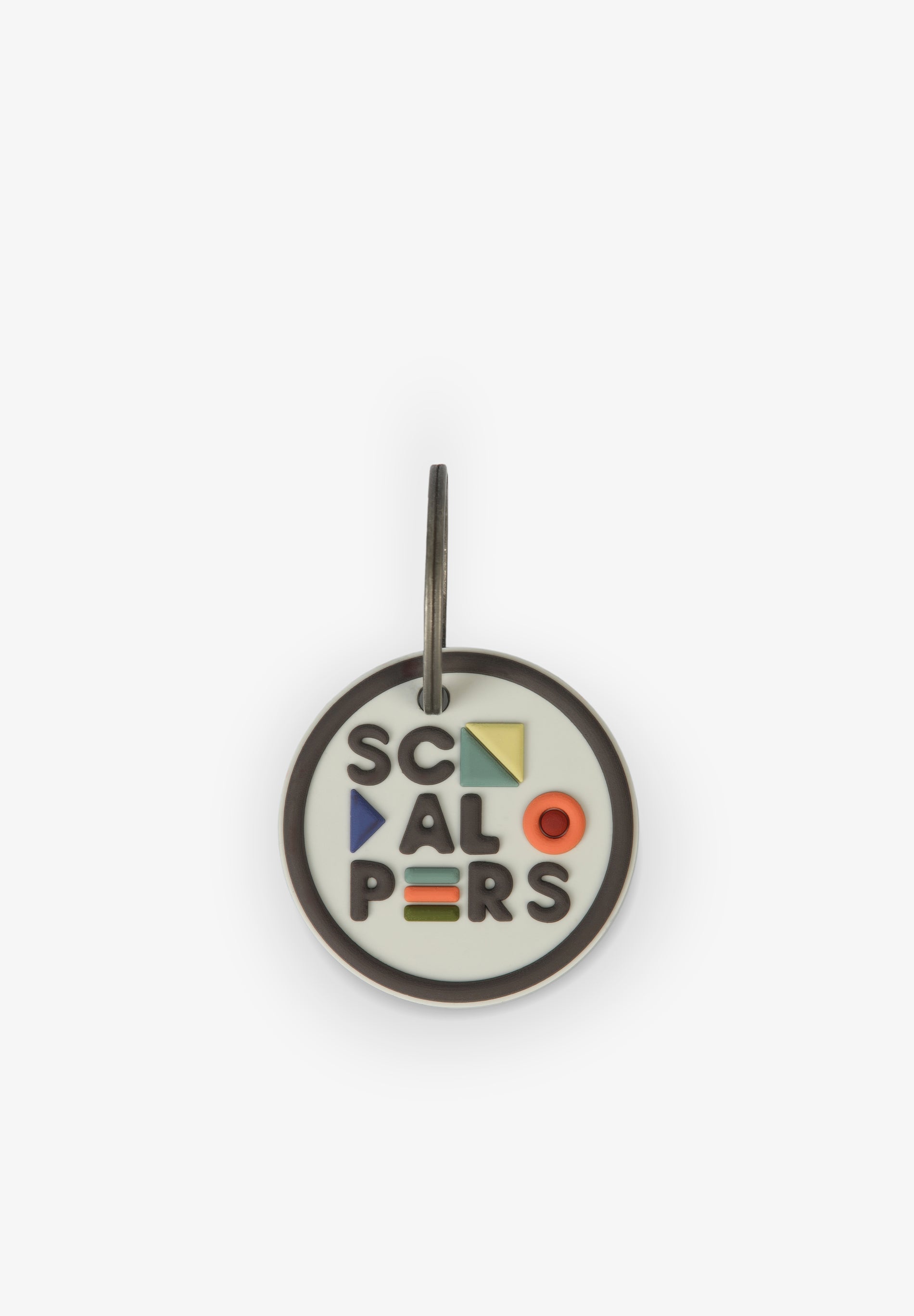 CIRCULAR LOGO KEYCHAIN