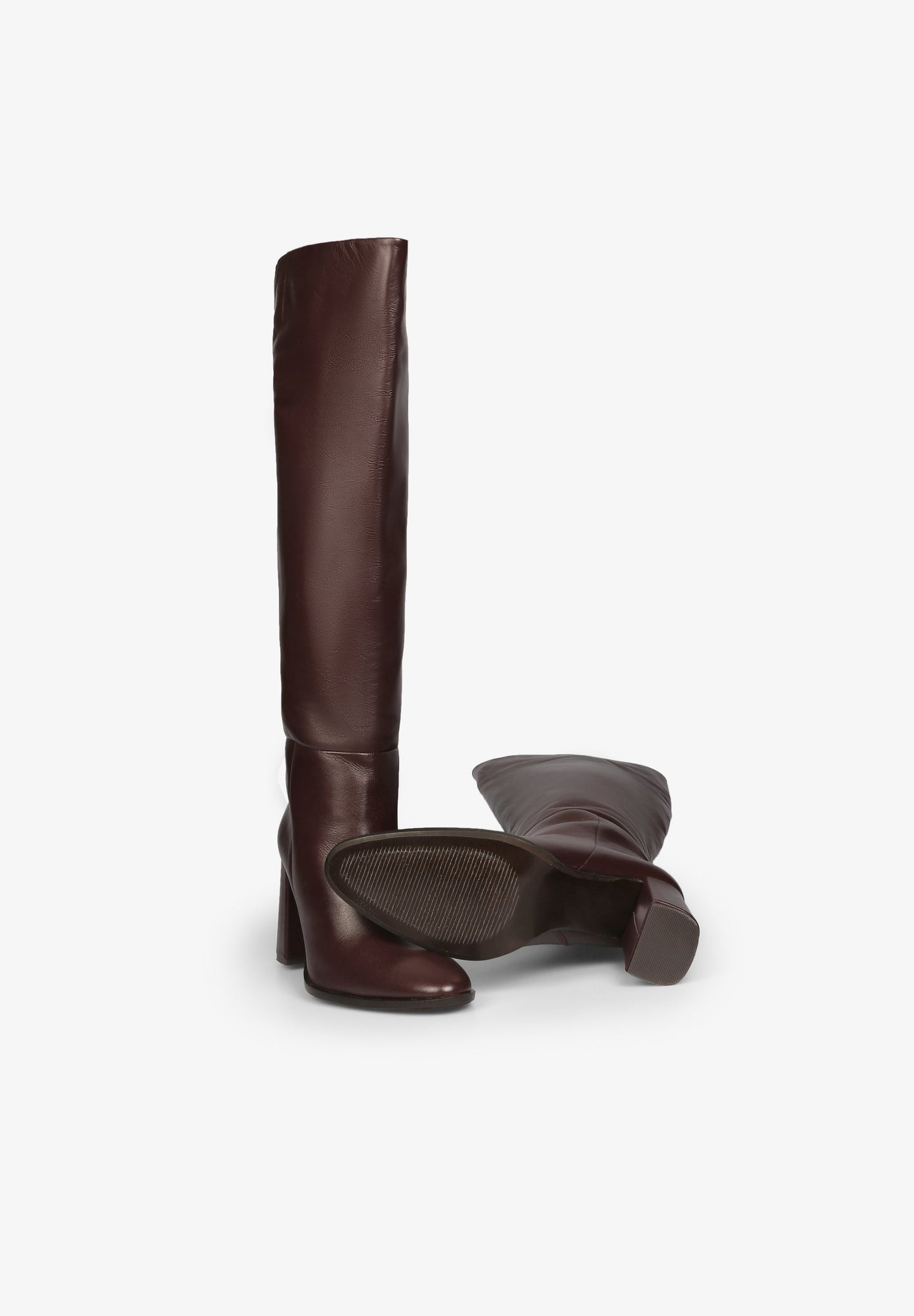 LEATHER KNEE BOOT