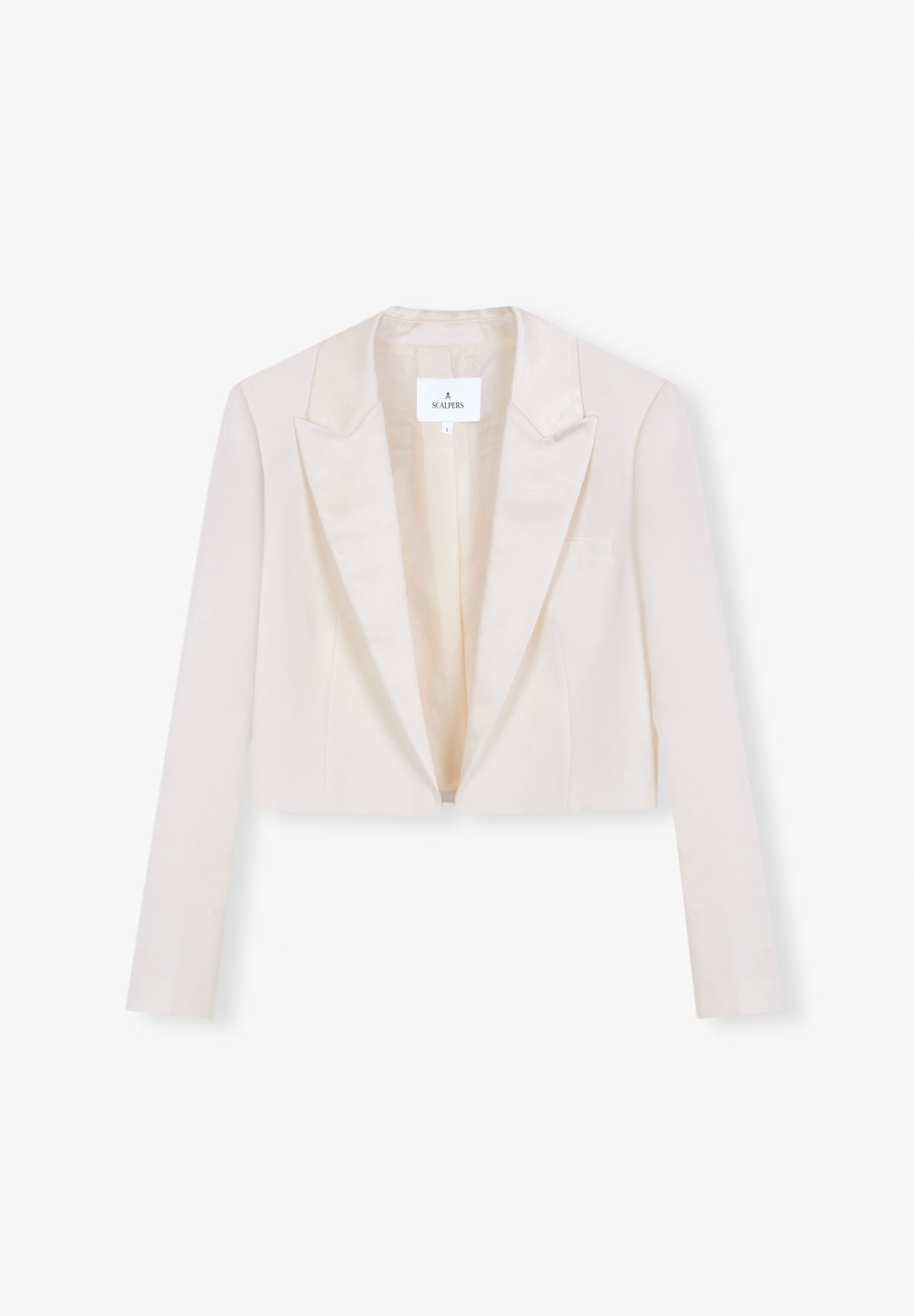 CROPPED BLAZER WITH CUFF DETAIL