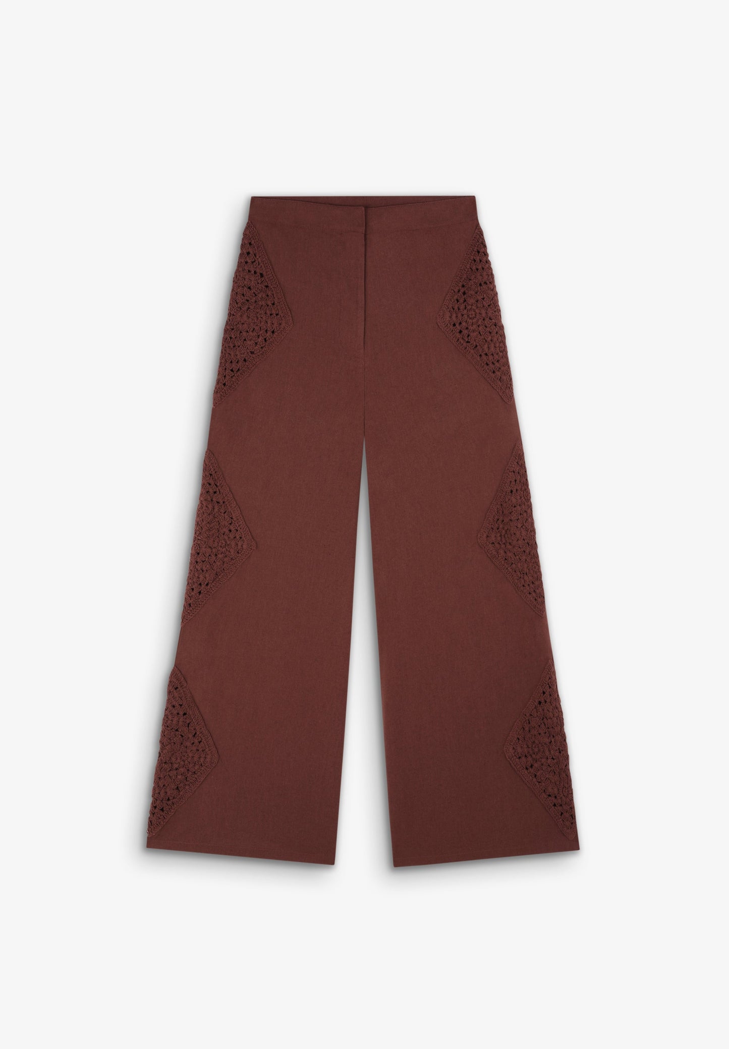 CULOTTE TROUSERS WITH CROCHET DETAIL