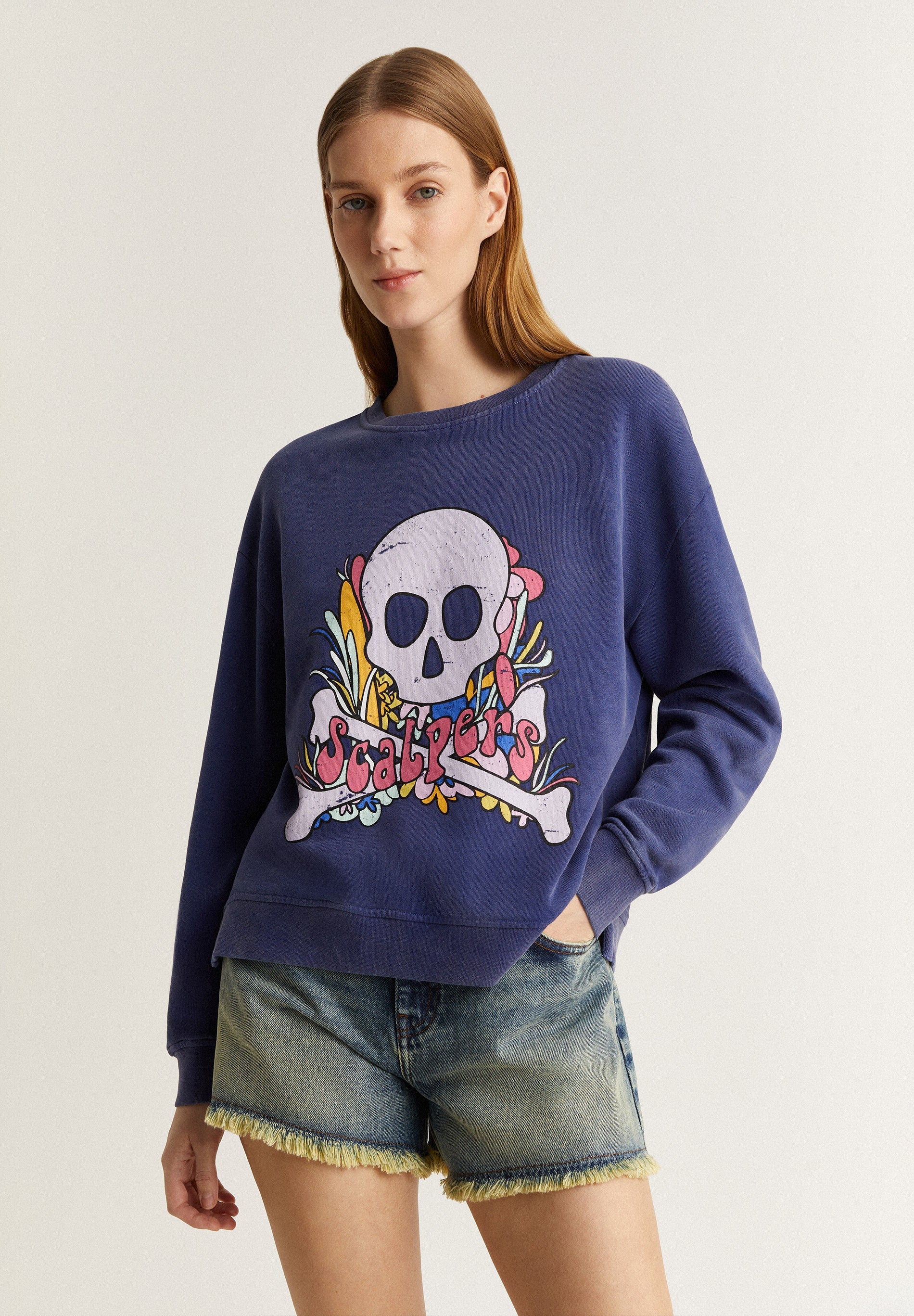 SKULL COLORFUL SWEATER