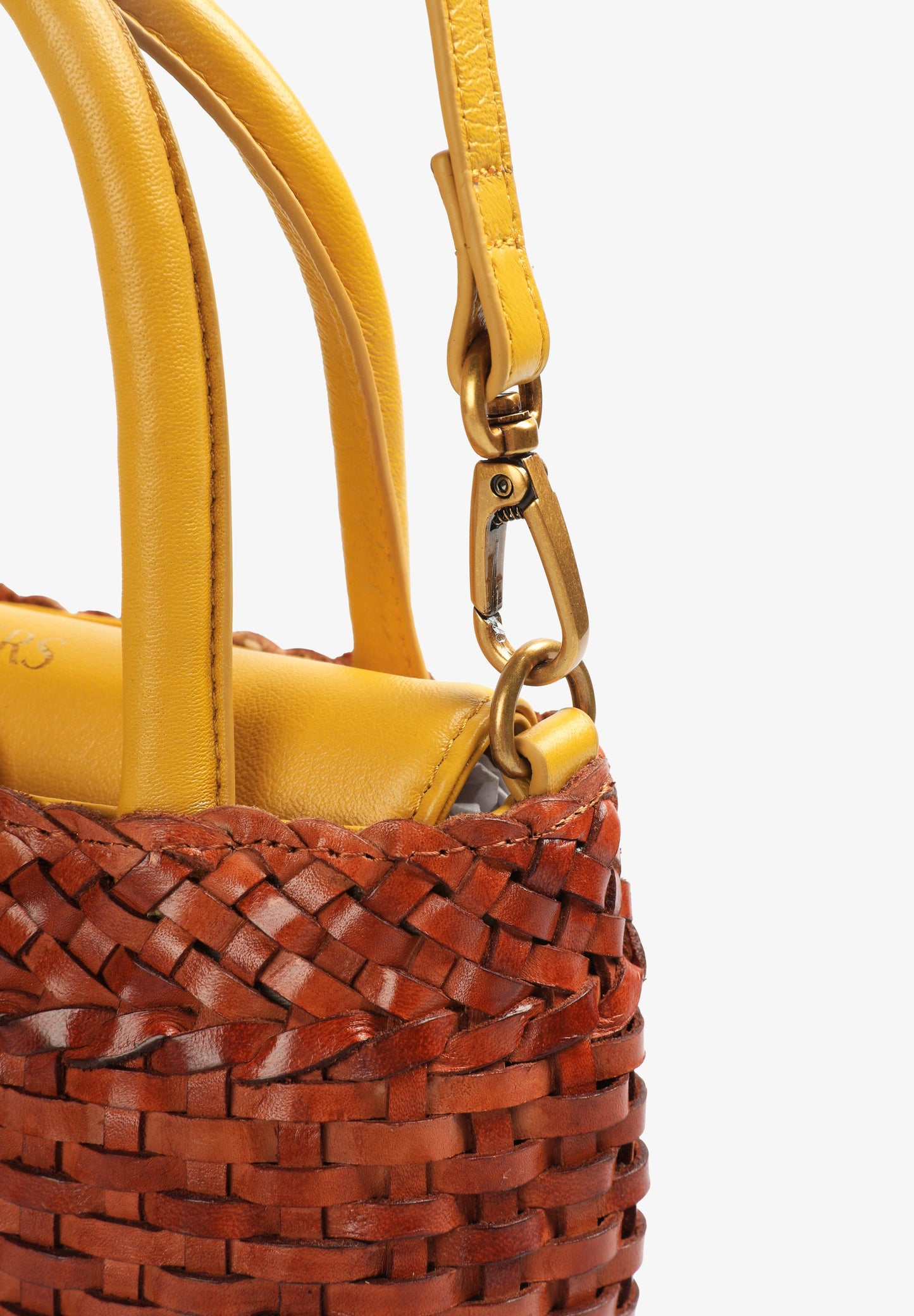 MINI LEATHER BASKET BAG