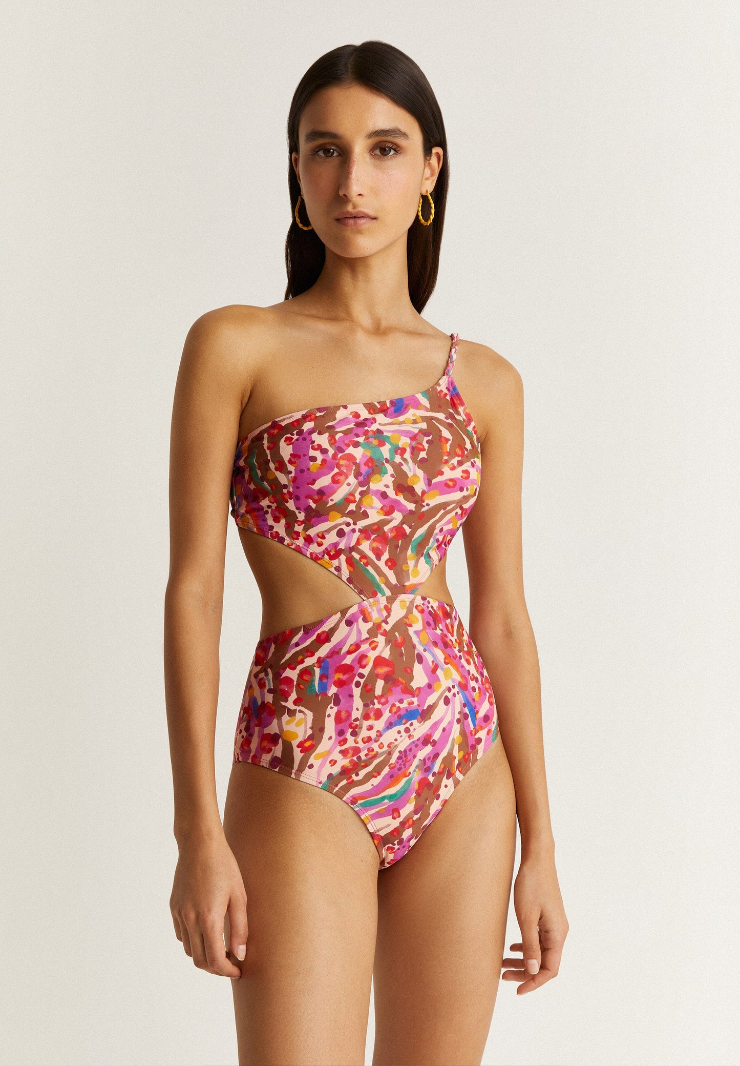 ASYMMETRIC PRINT TRIKINI