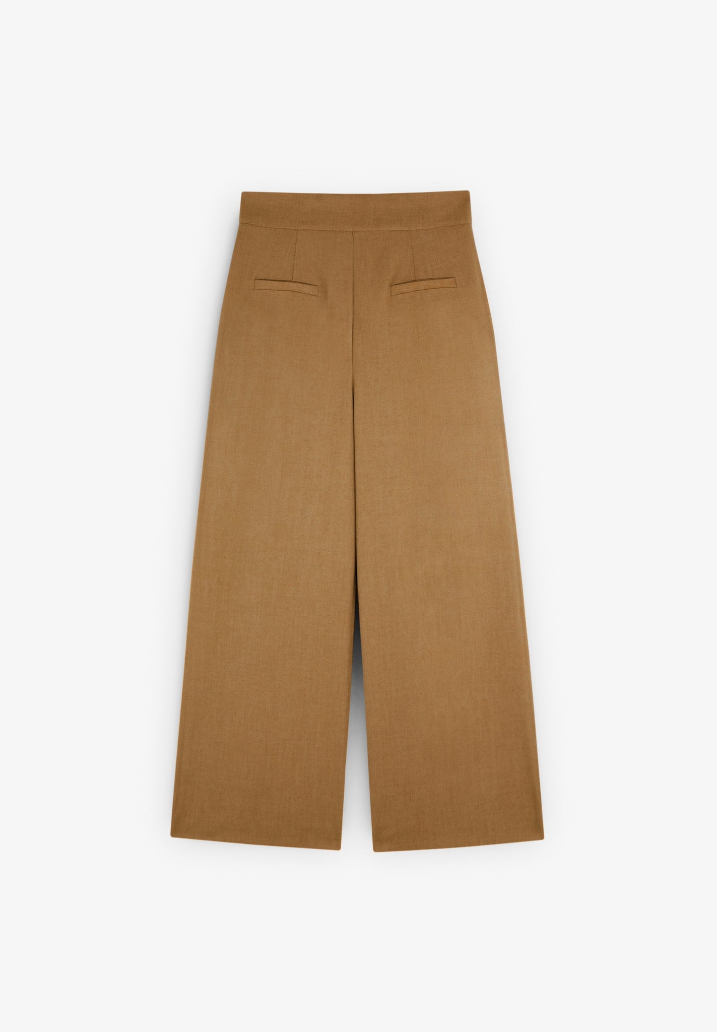 PANTALON À BOUTONS CARAMEL