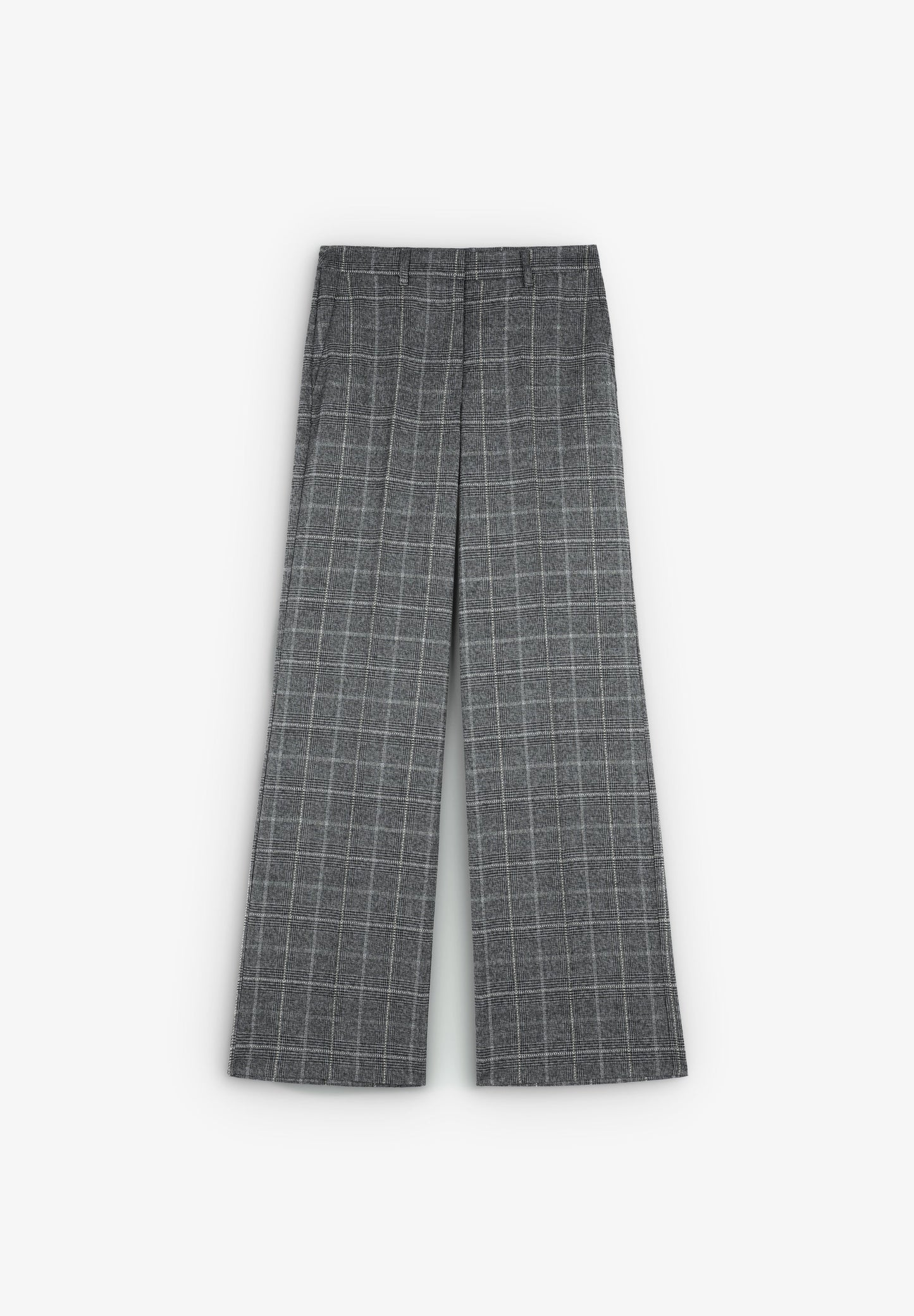 PANTALON À CARREAUX NOIRS