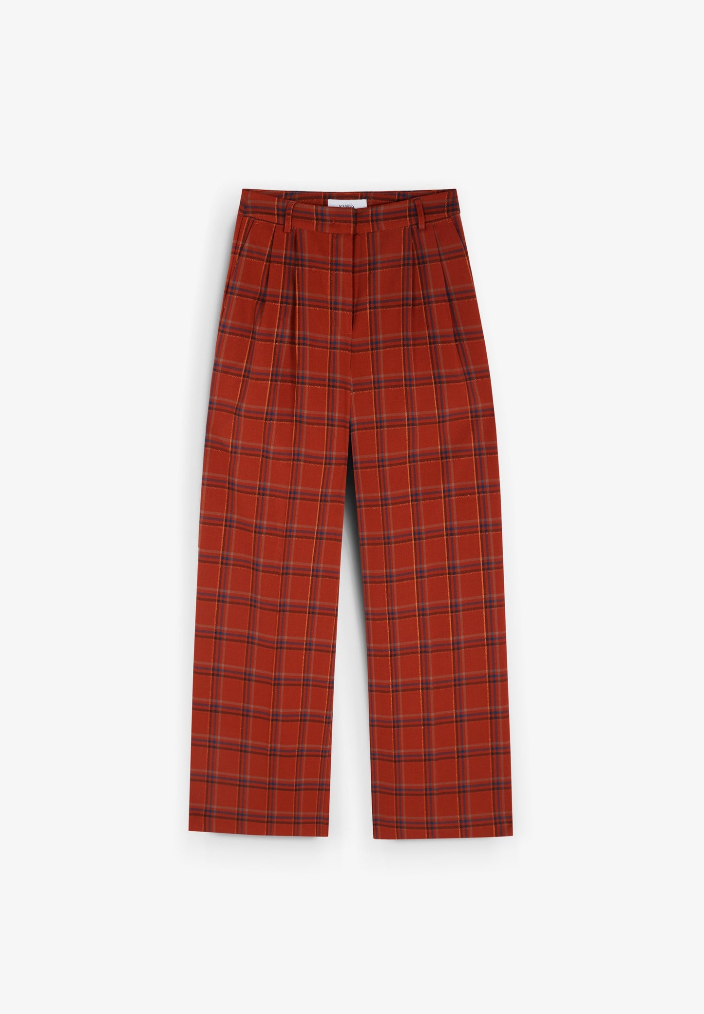 TERRACOTTA CHECK PANT