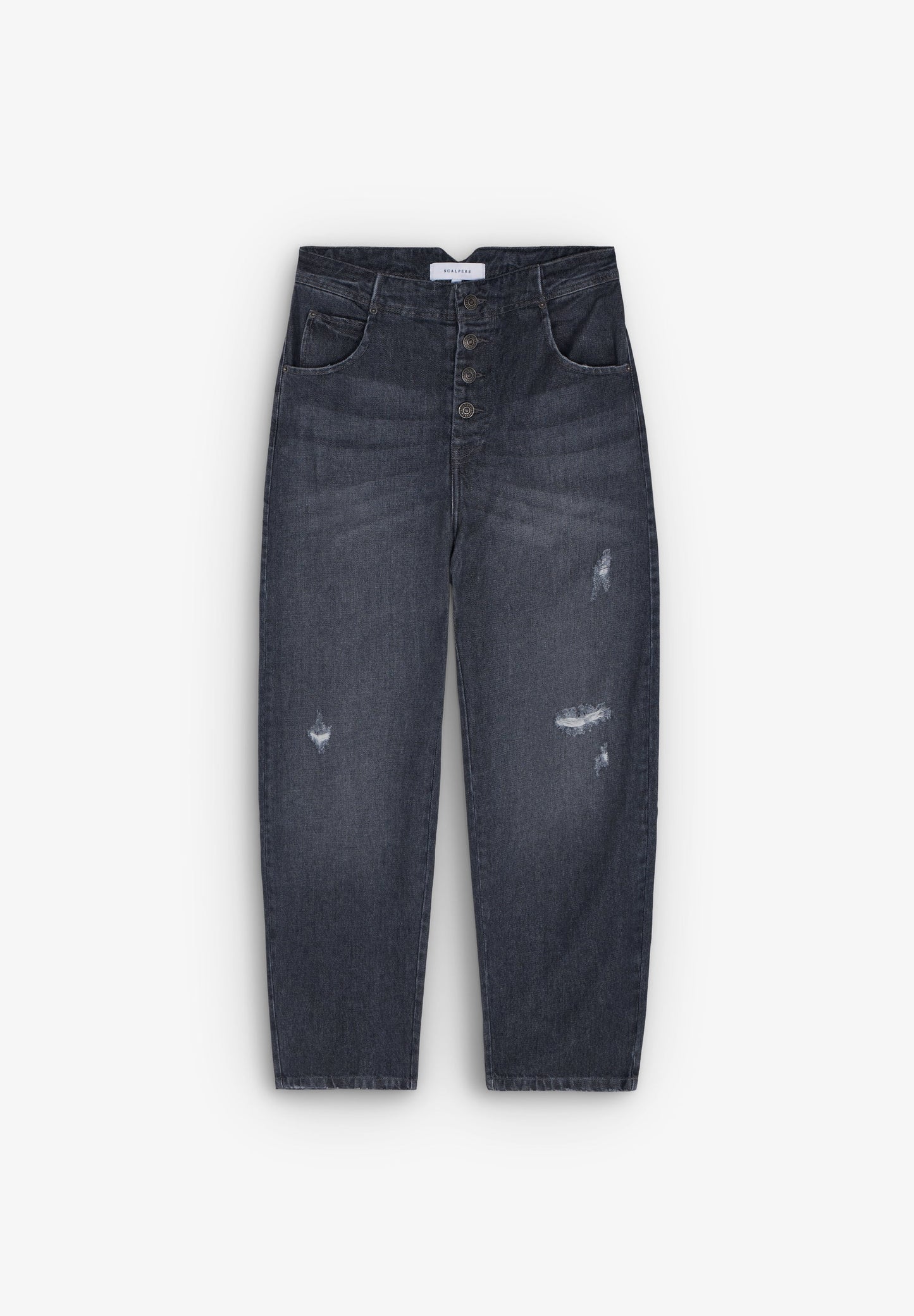 JEANS DROITS DÉCHIRÉS