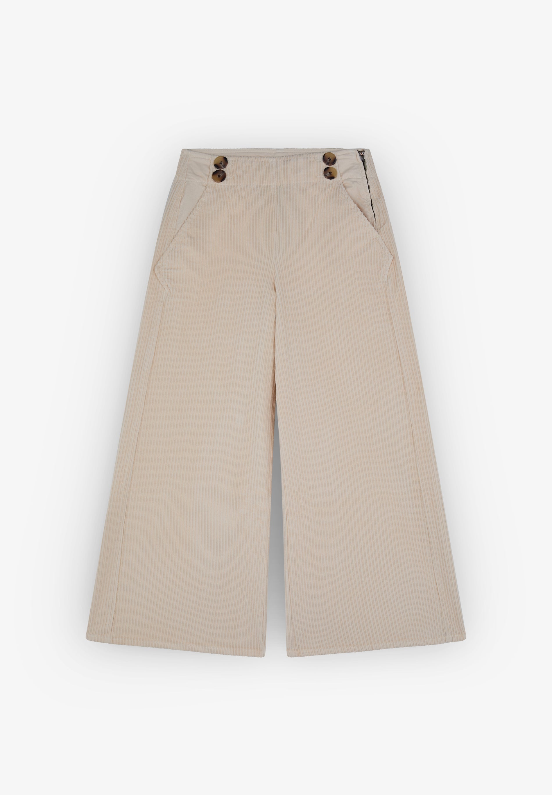 CORDUROY BUTTONS CULOTTE