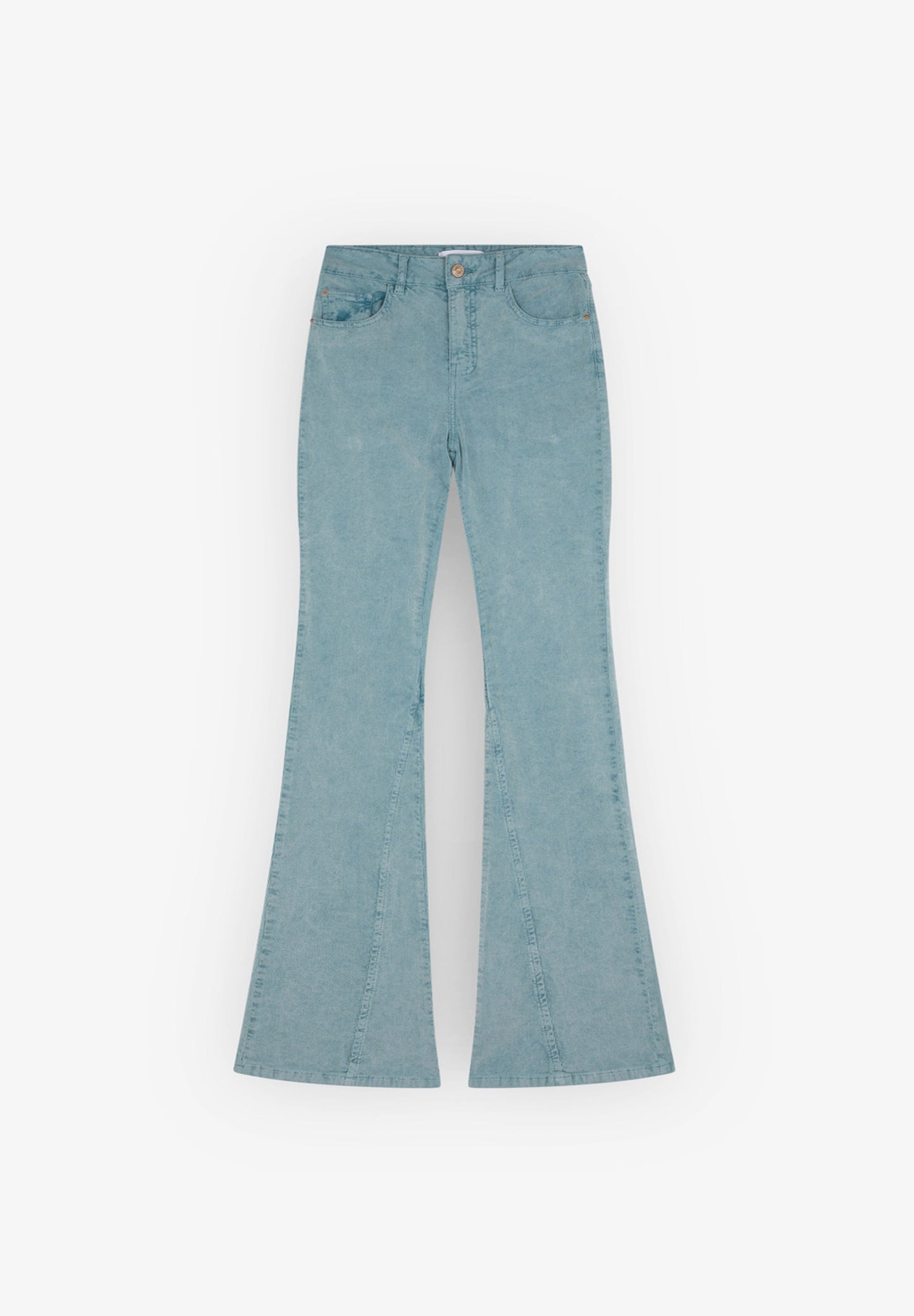 PANTALON BOOT CUT EN VELOURS CÔTELÉ