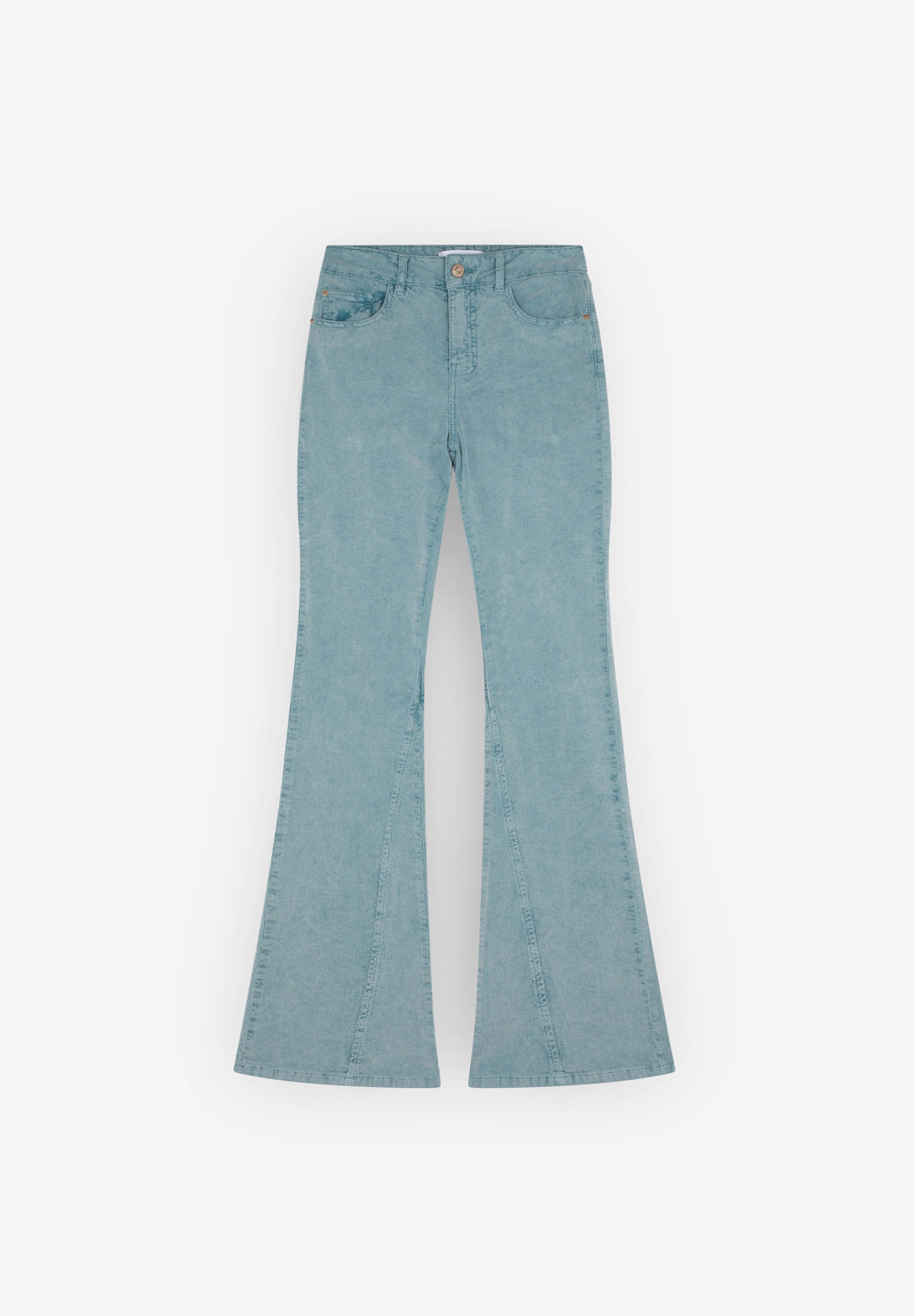 PANTALON BOOT CUT EN VELOURS CÔTELÉ