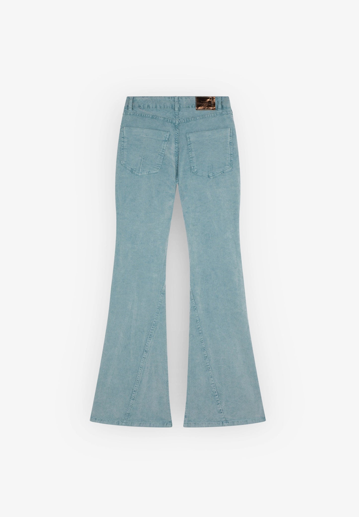 PANTALON BOOT CUT EN VELOURS CÔTELÉ