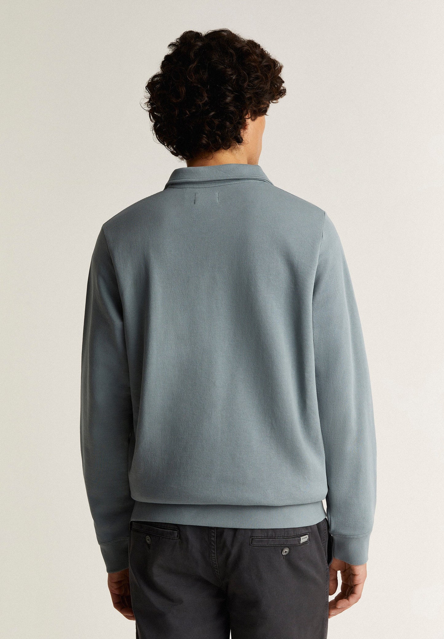 ZIP COLLAR SWEATSHIRT