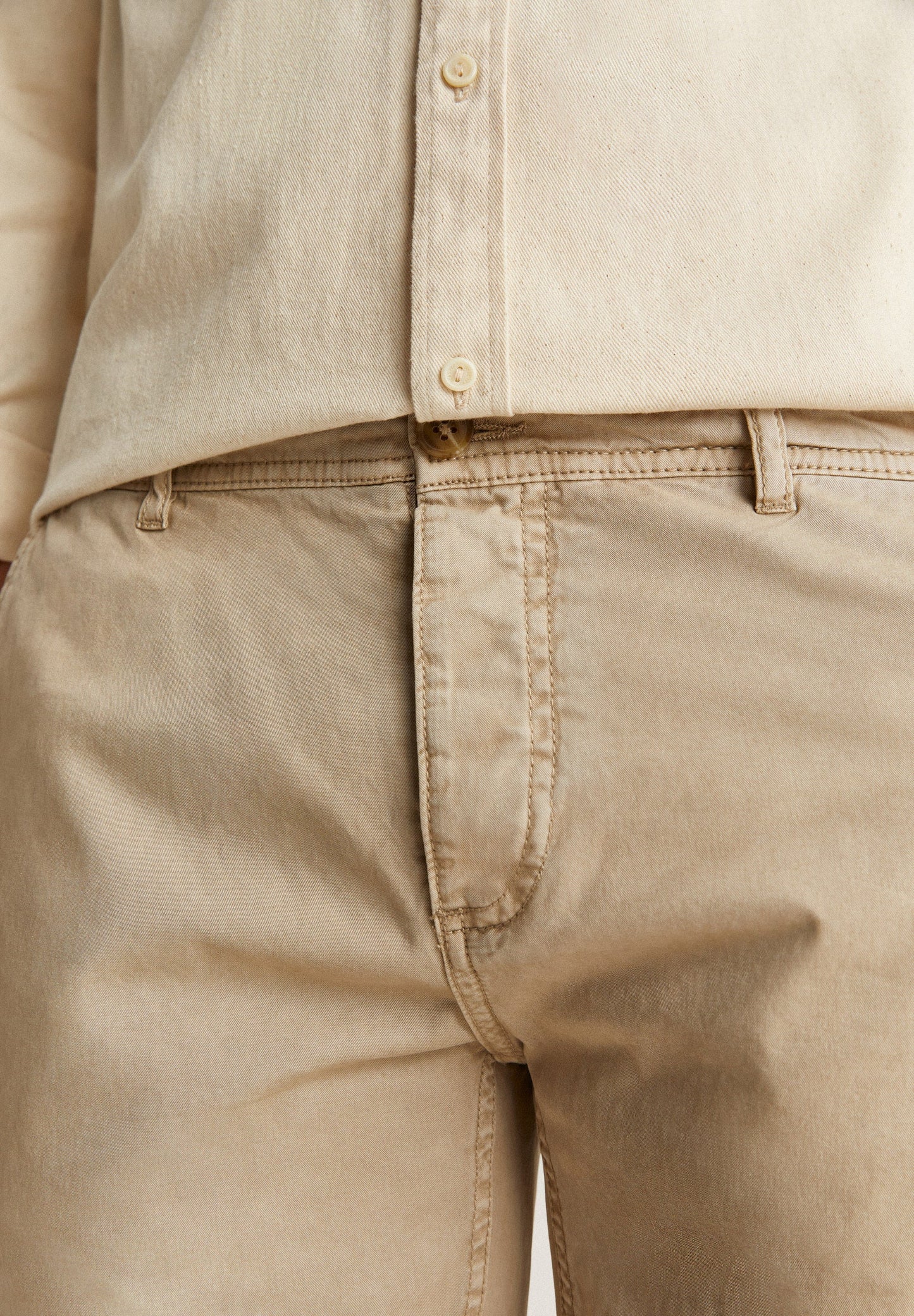 COTTON BERMUDA SHORTS