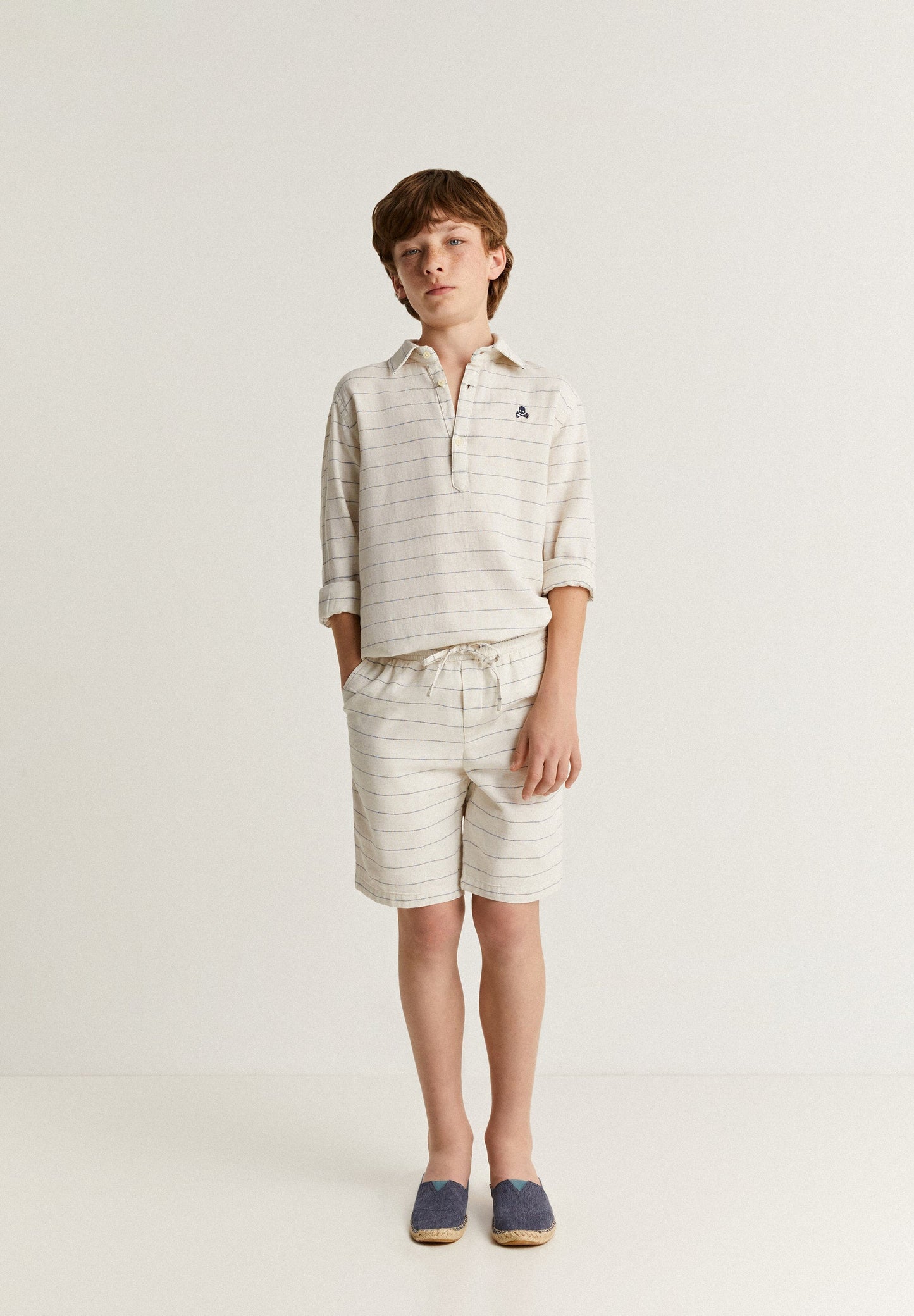 THIN STRIPE POLO SHIRT