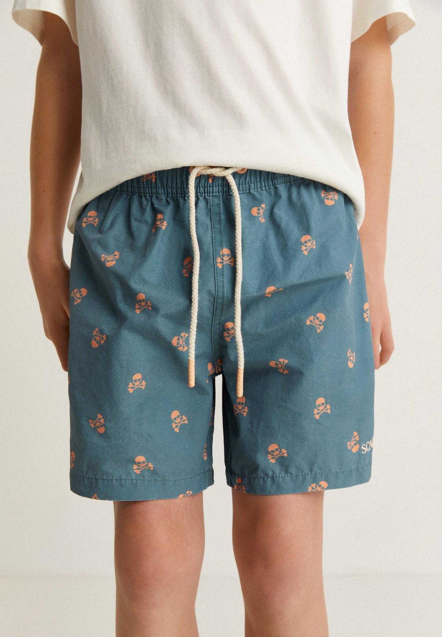 CLASSIC SWIMMING TRUNKS WITH SKULLS