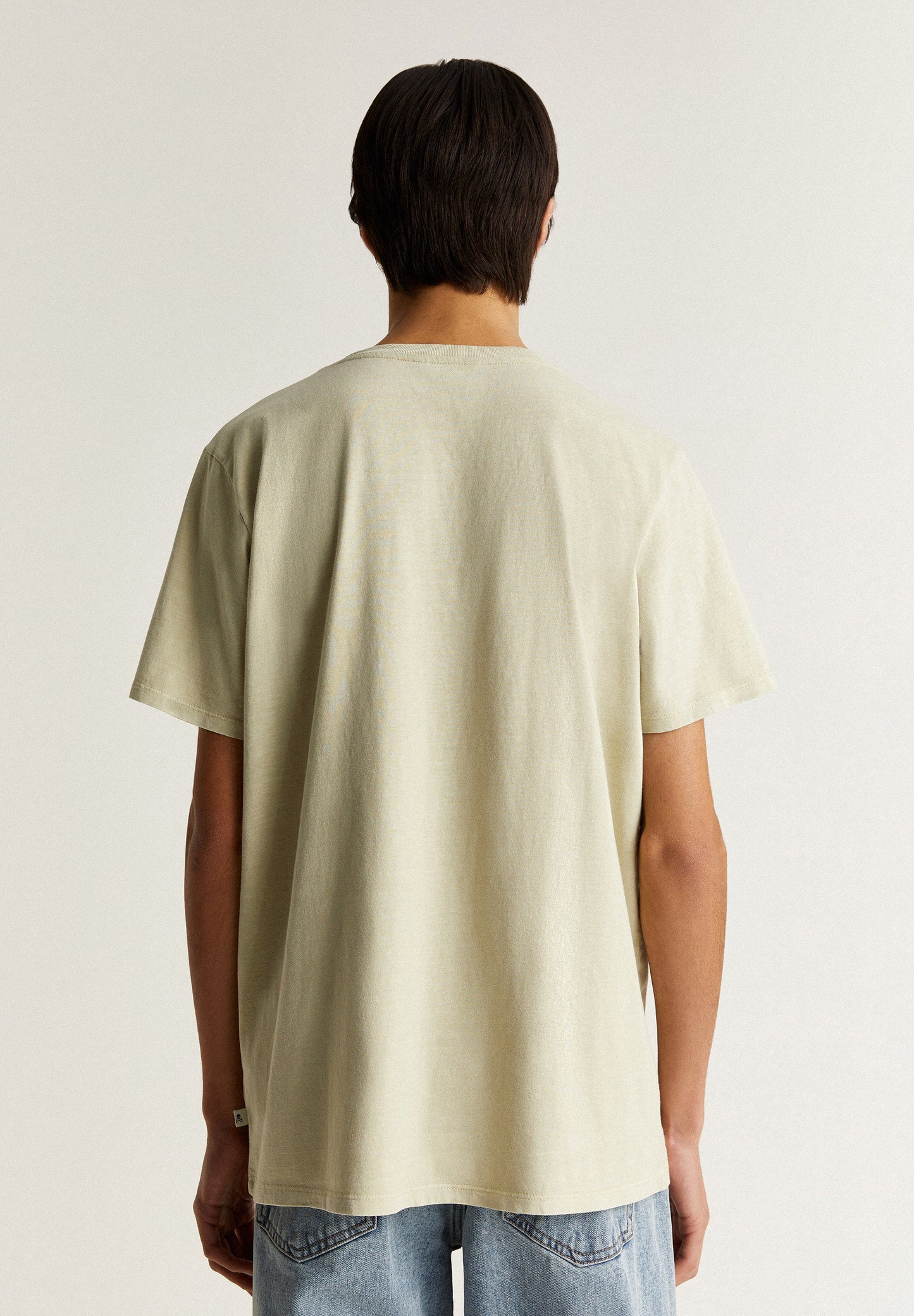 FADED T-SHIRT WITH FRONT PRINT