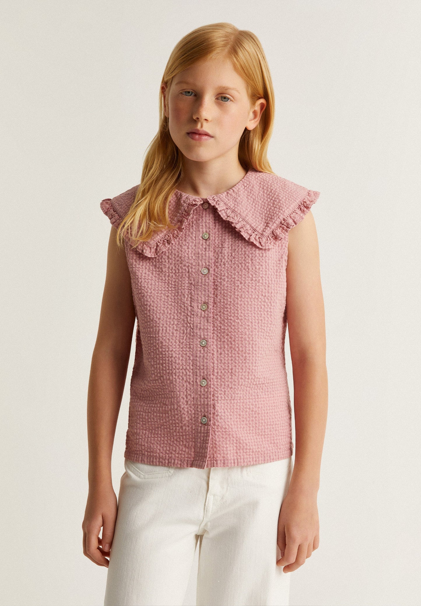 VICHY BLOUSE GIRLS