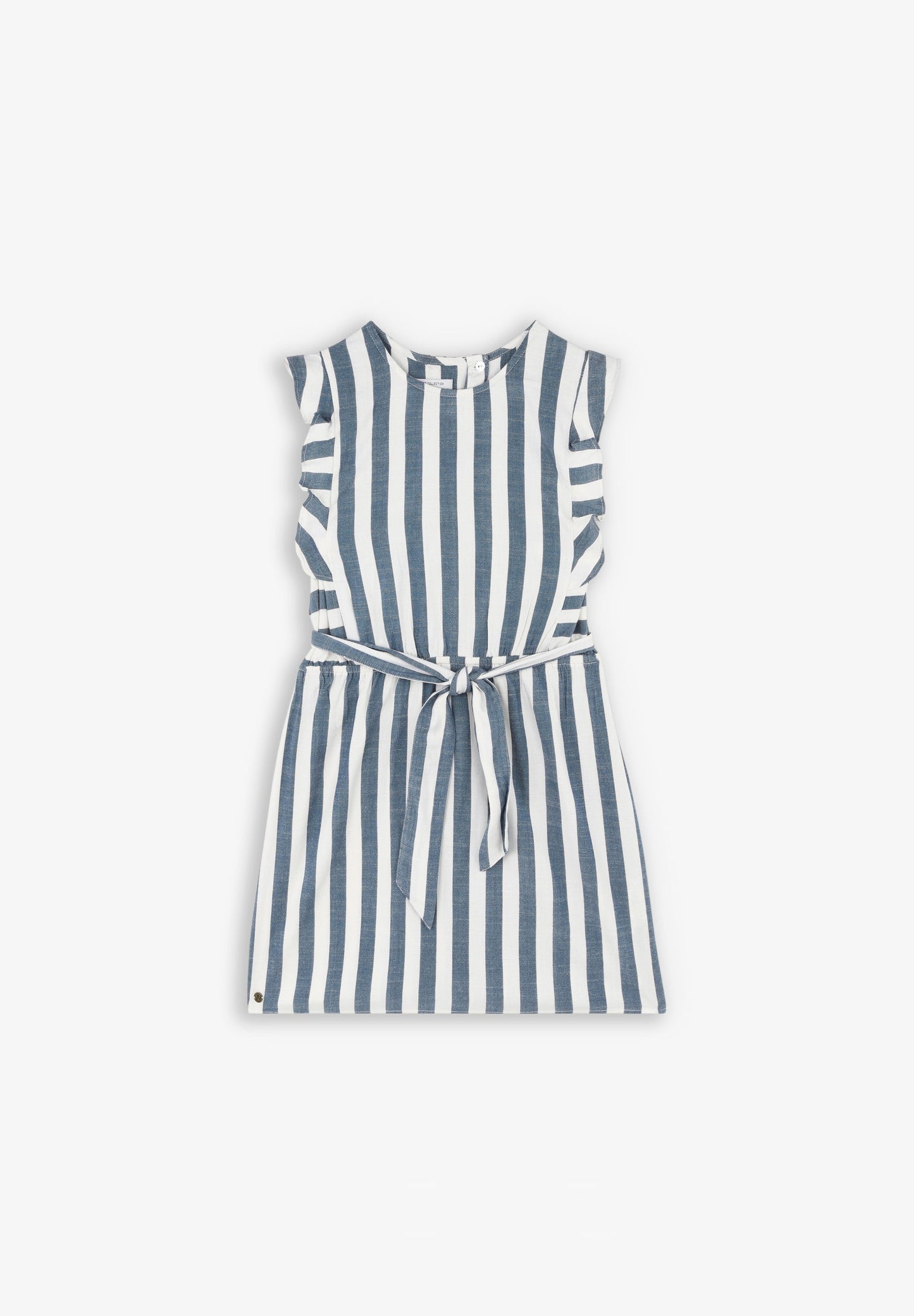 STRIPED DRESS WITH BOW