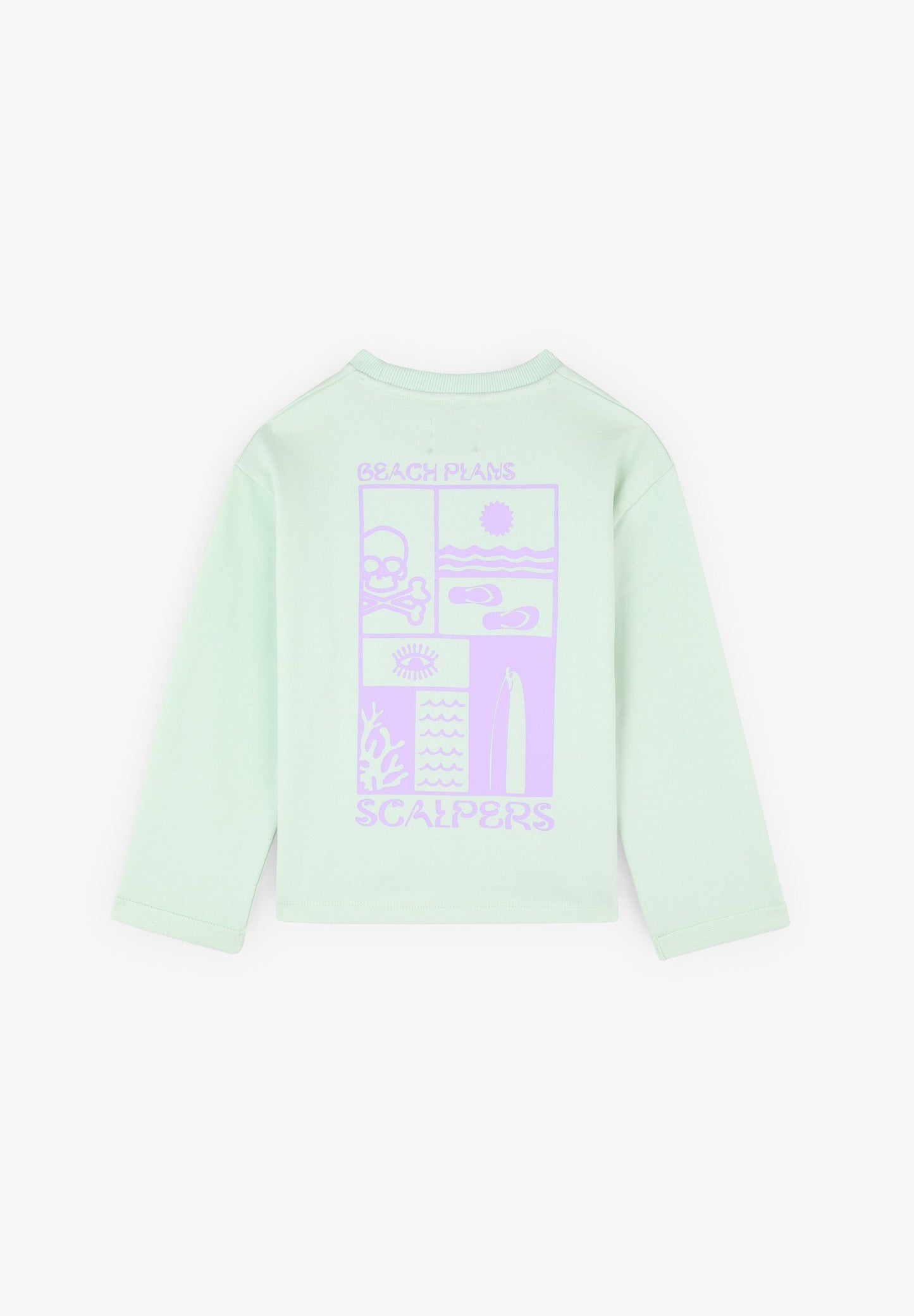 SWEATSHIRT WITH CONTRAST PRINT