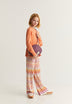 ZIGZAG KNITTED TROUSERS WITH HEM DETAIL