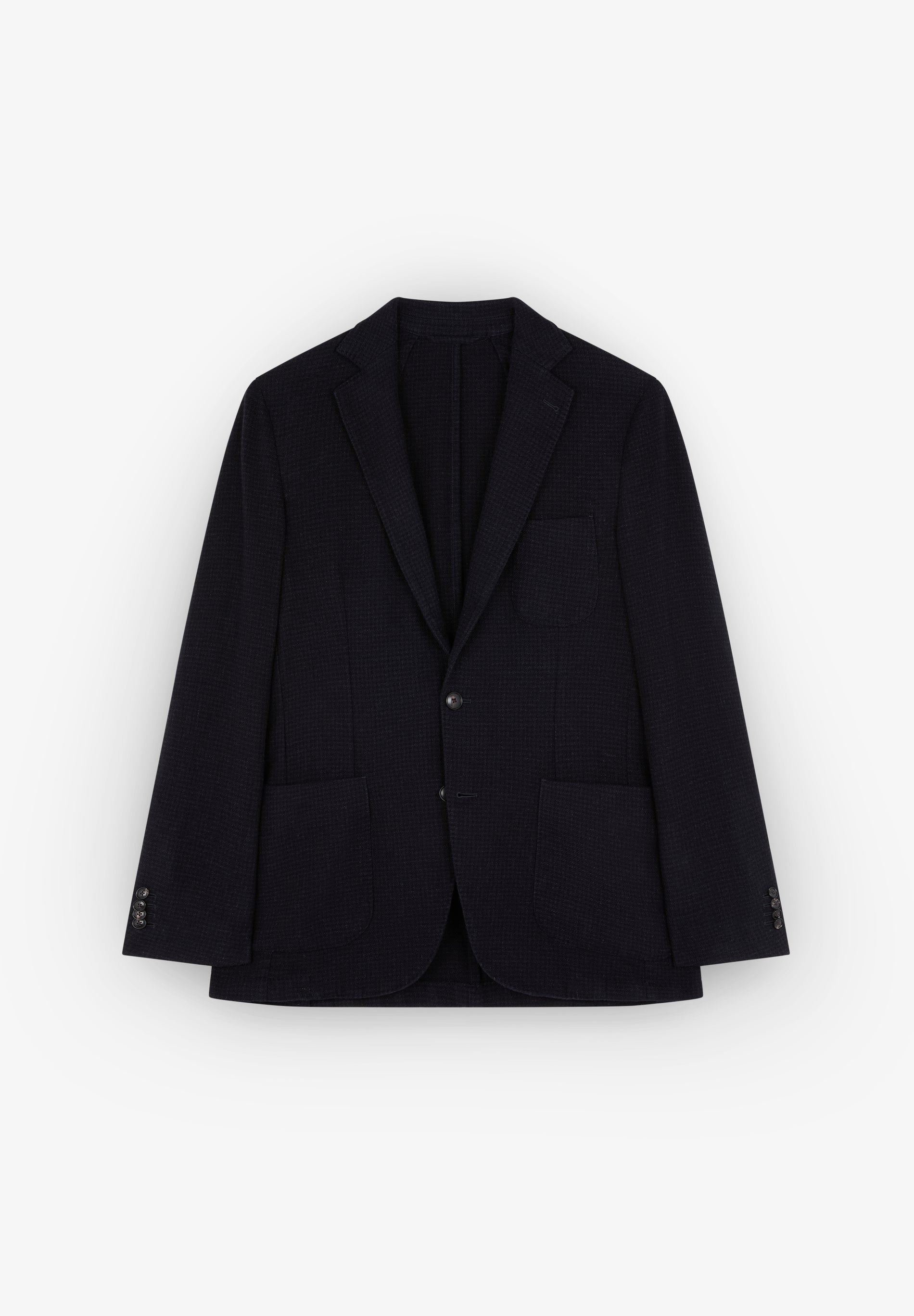 CHECK WOOL BLAZER