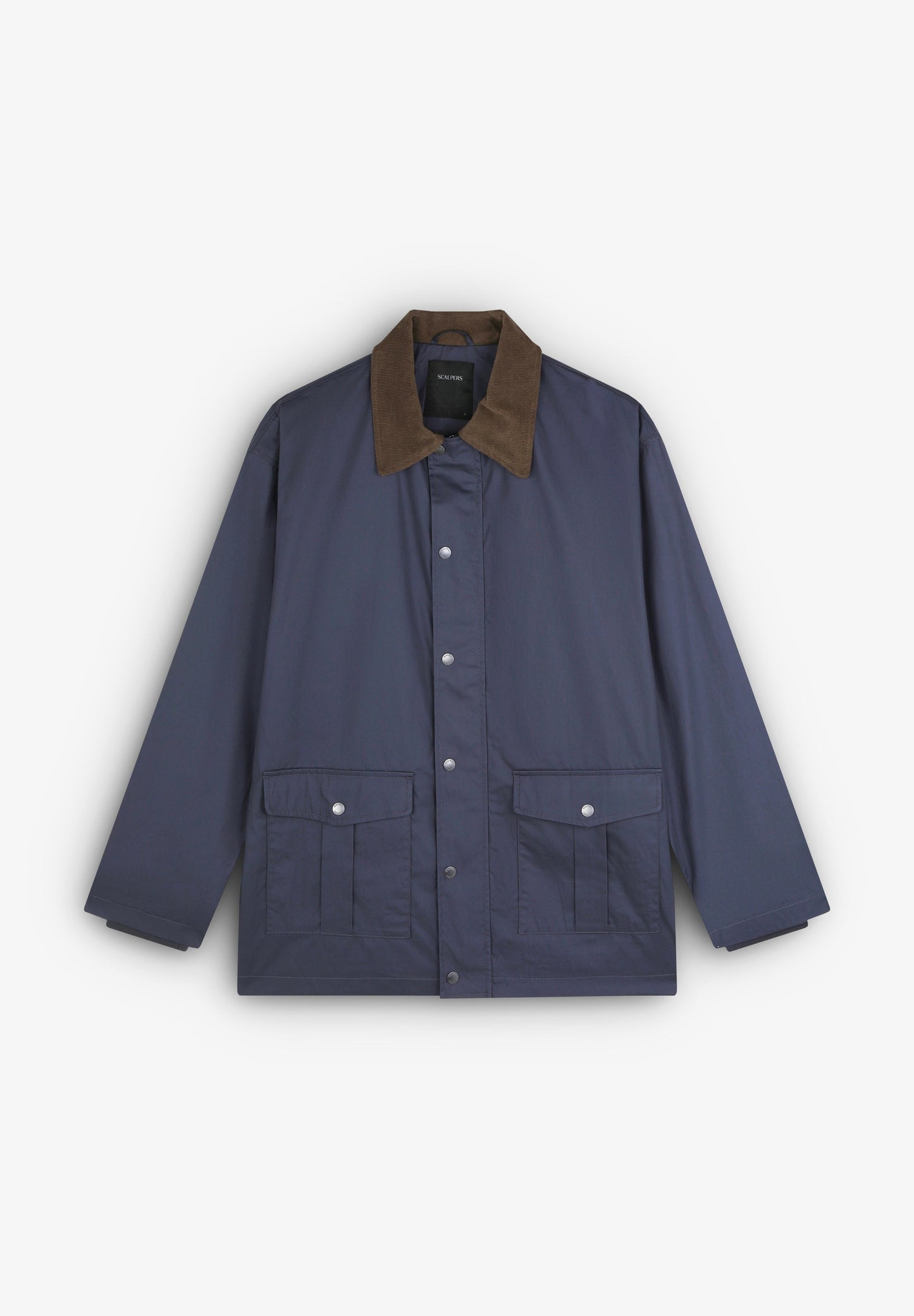 JACKET WITH CORDUROY COLLAR