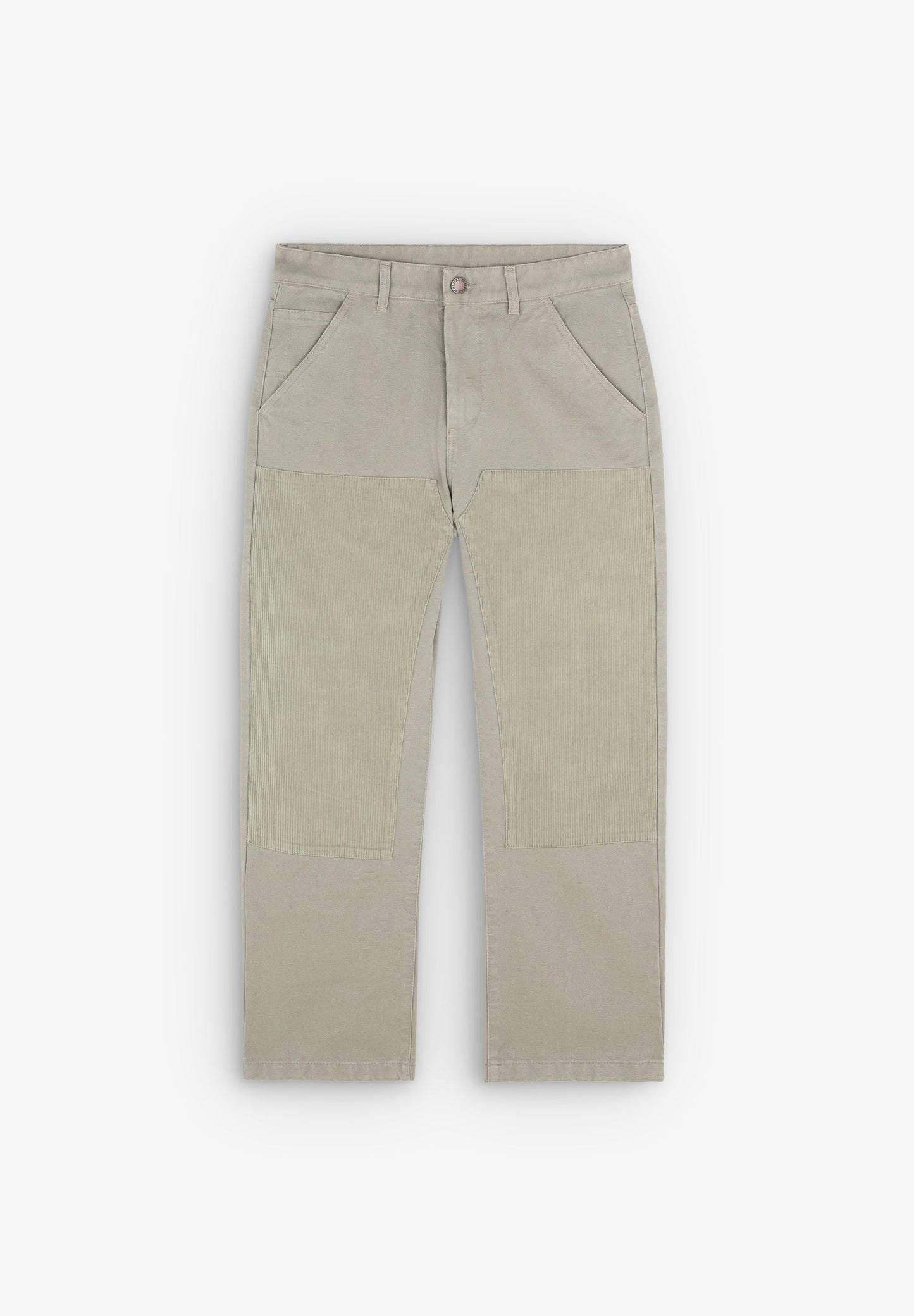 PANTALON AVEC DÉTAIL EN VELOURS CÔTELÉ