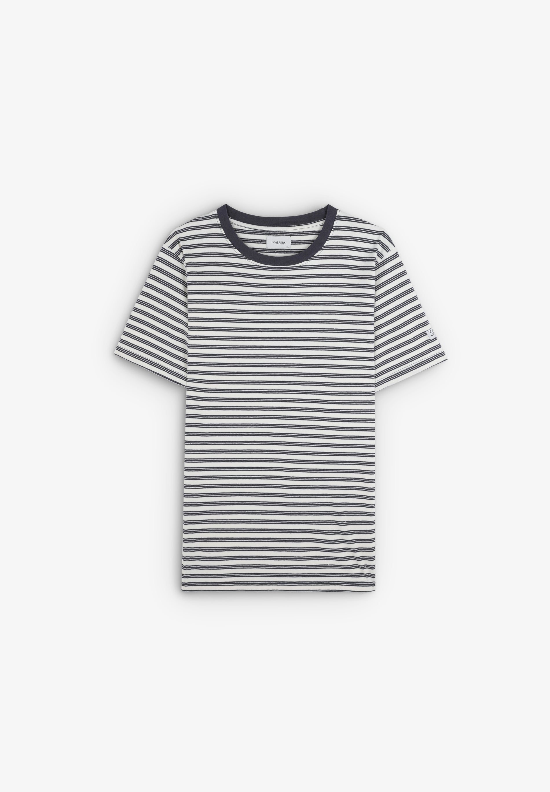 CONTRAST STRIPED TEE