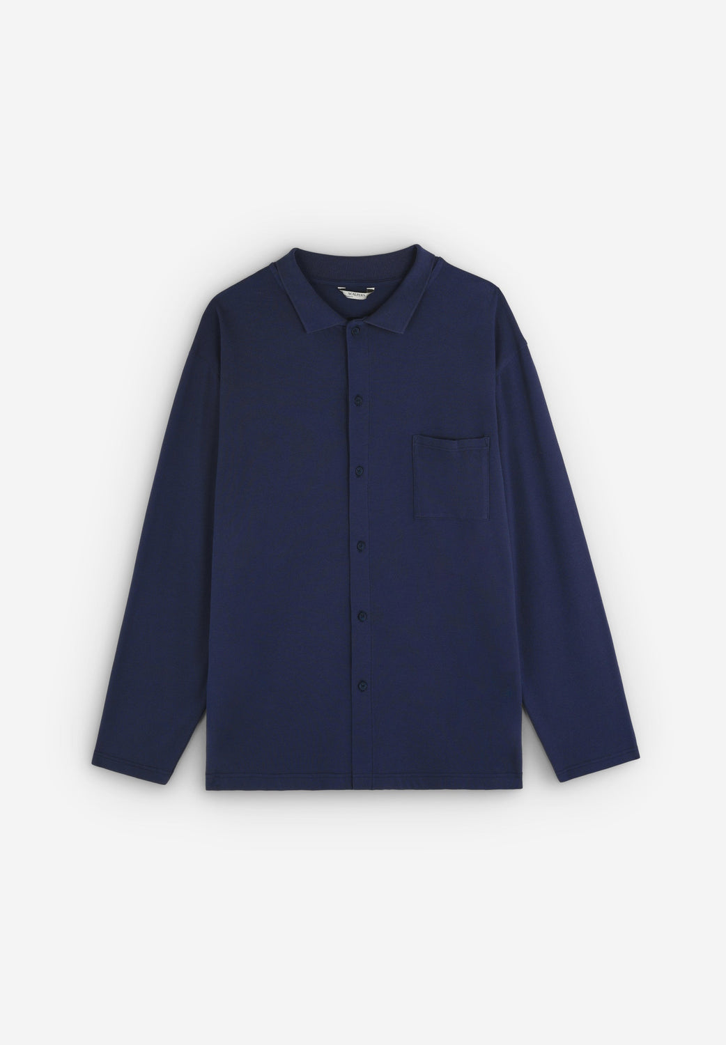 PIQUE CARDIGAN LS BT POLO - Scalpers