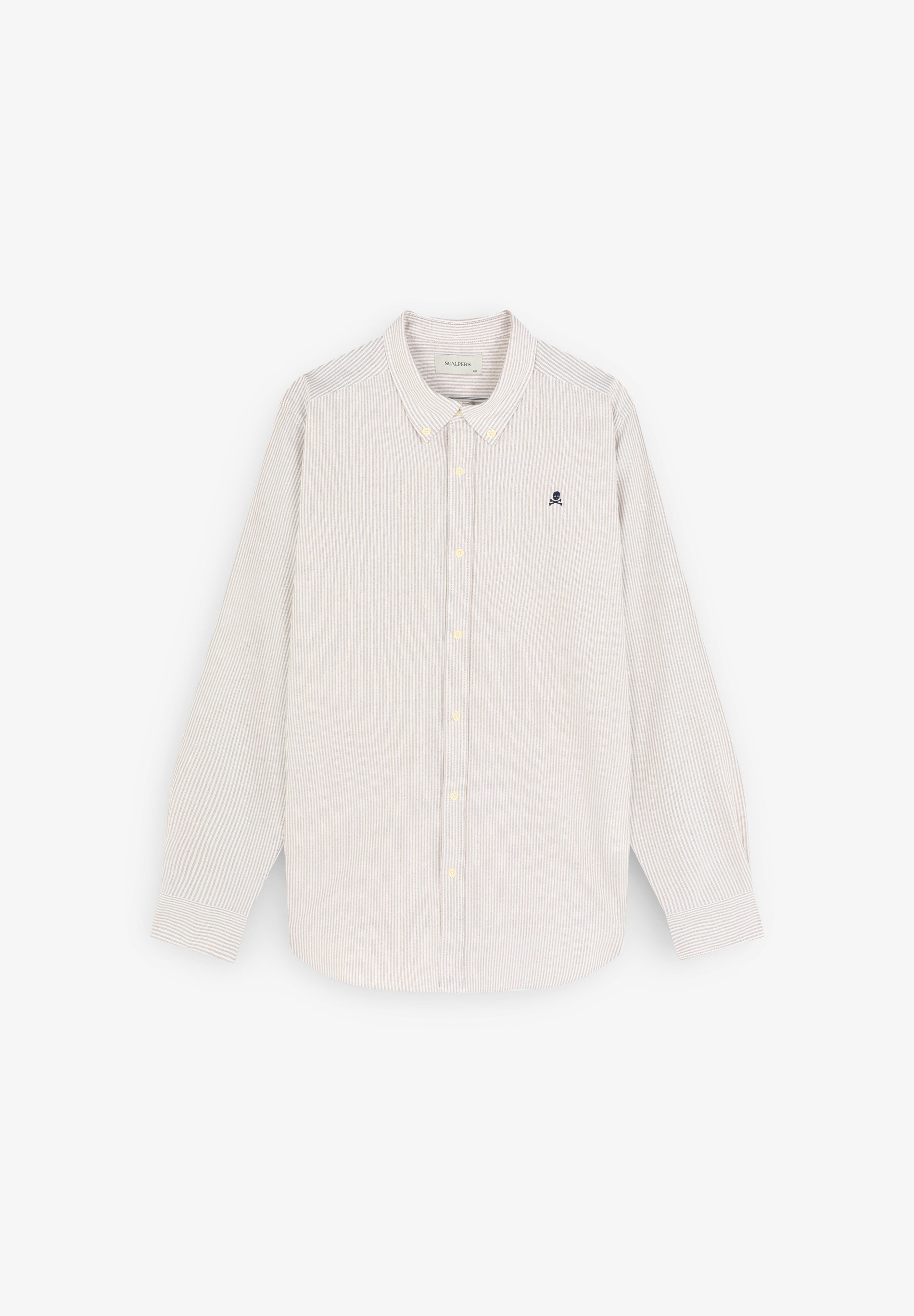 CHEMISE À COL BOUTONNÉ AVEC CRÂNE