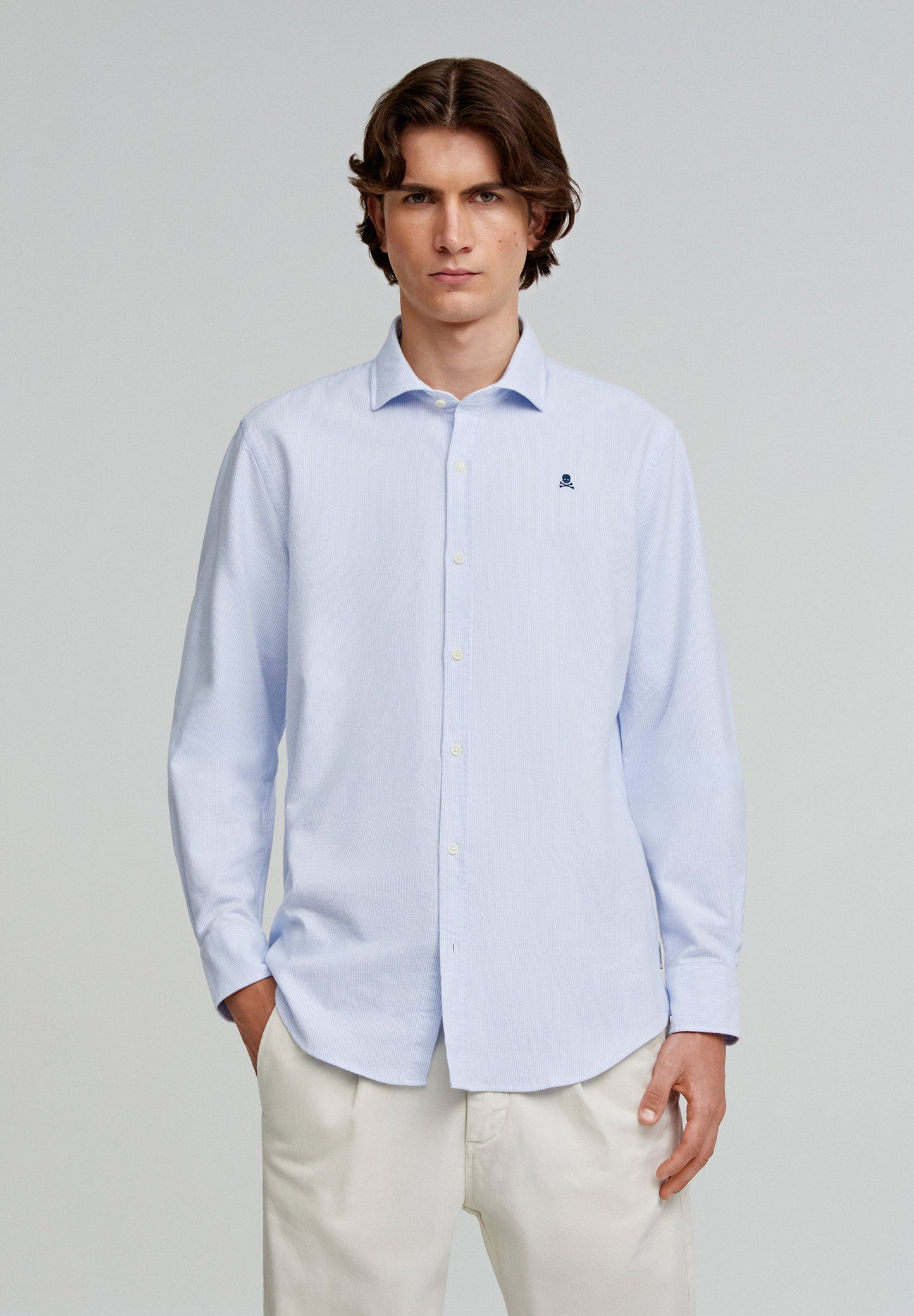 OXFORD PEACH F SHIRT