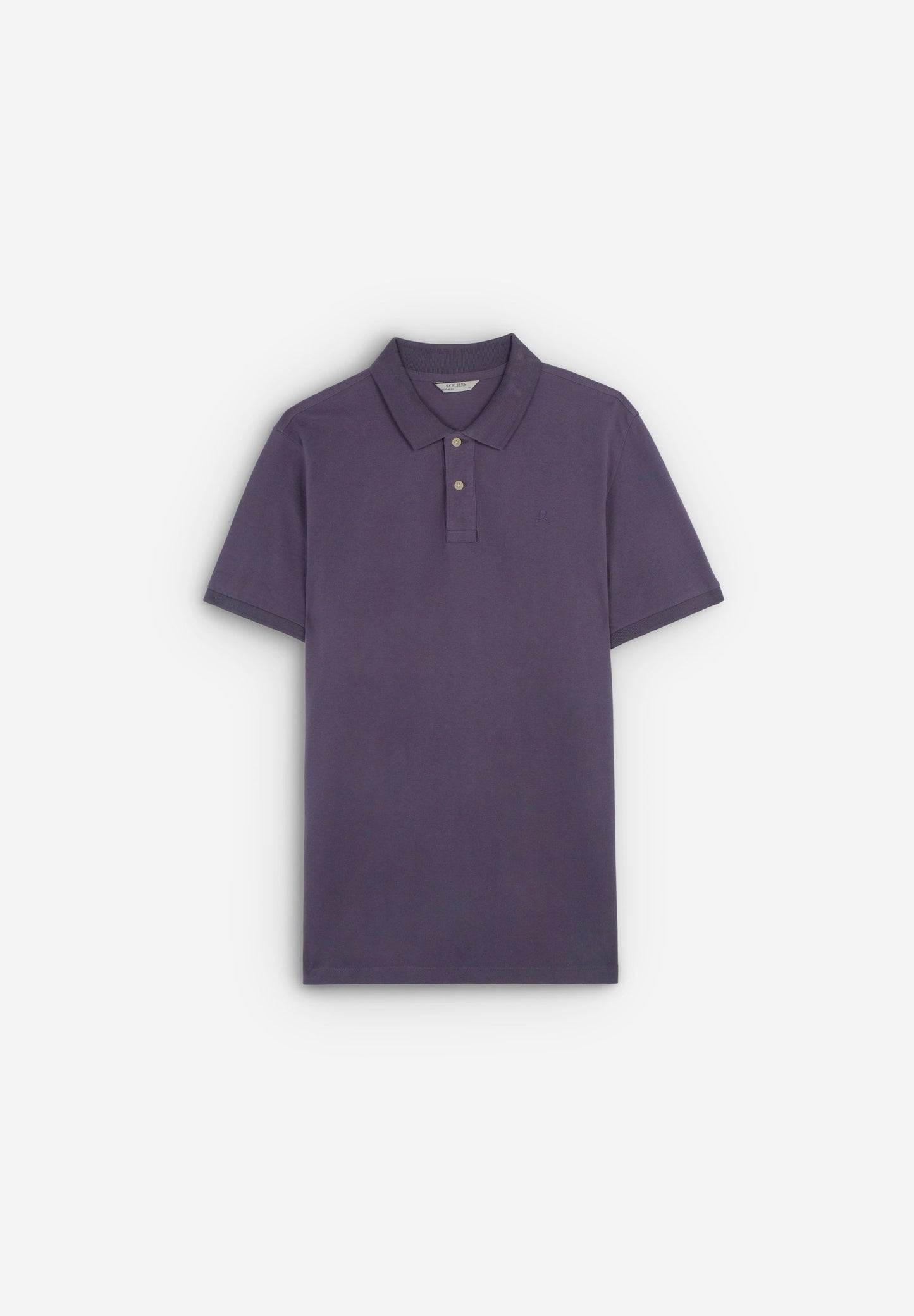 BASIC POLO SHIRT WITH SKULL DETAIL