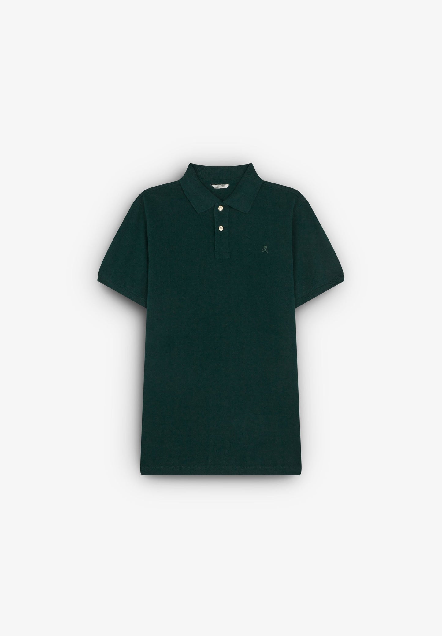 BASIC POLO SHIRT WITH SKULL DETAIL