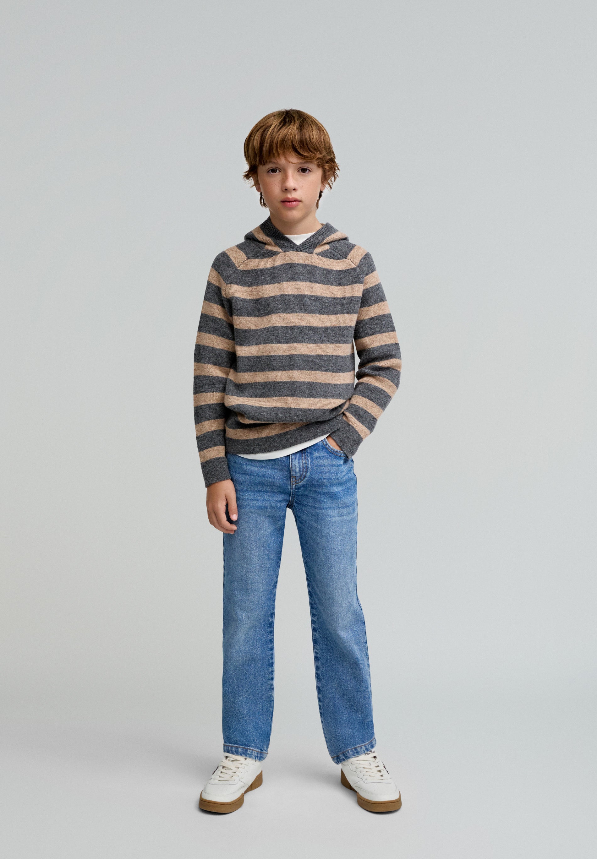 STRIPES HOODIE TRICOT KIDS