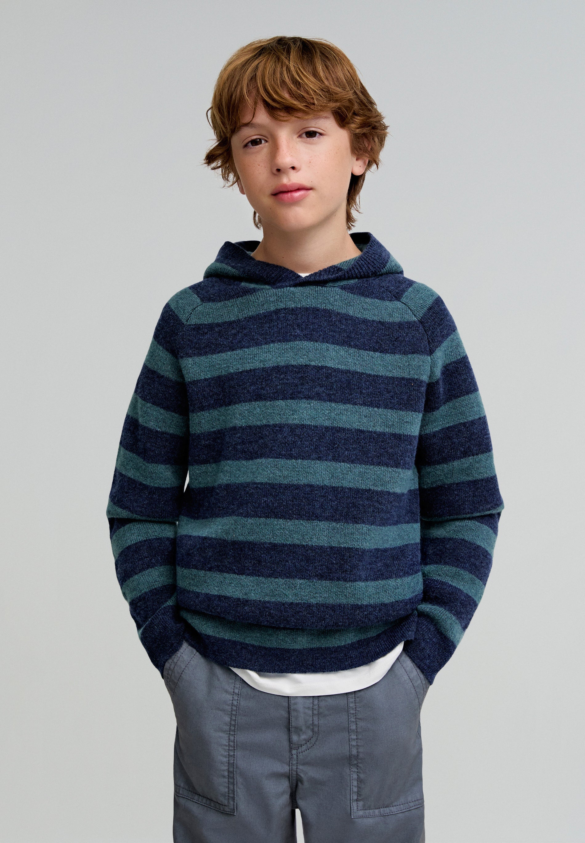 STRIPES HOODIE TRICOT KIDS