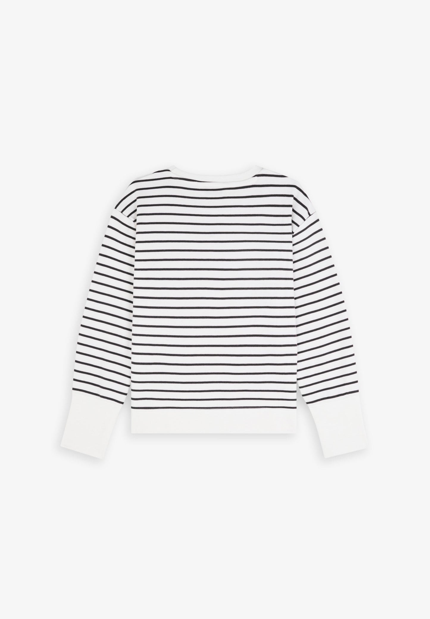 STRIPED SWEATSHIRT WITH SKULL