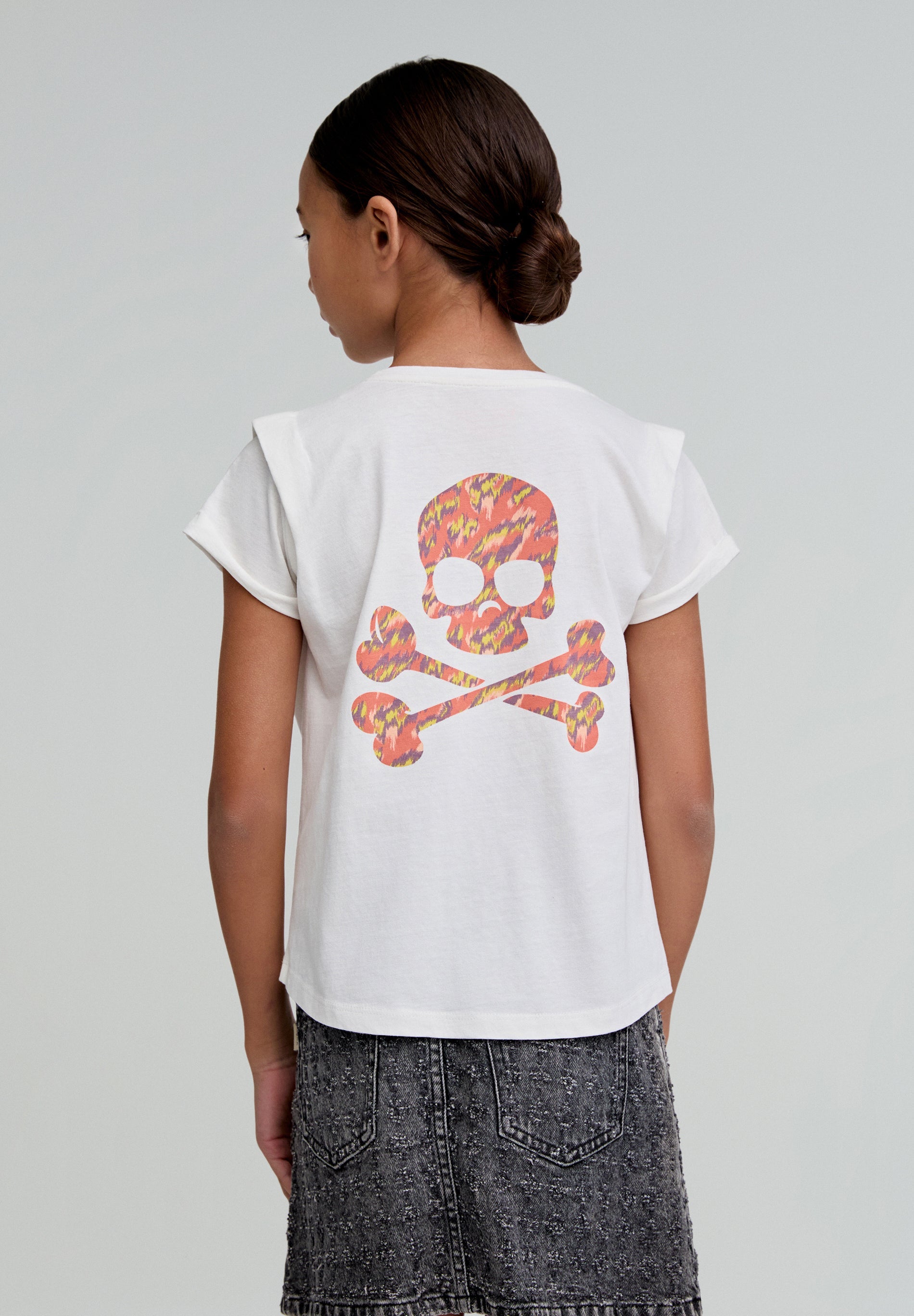 ANIMAL SKULL TEE GIRLS