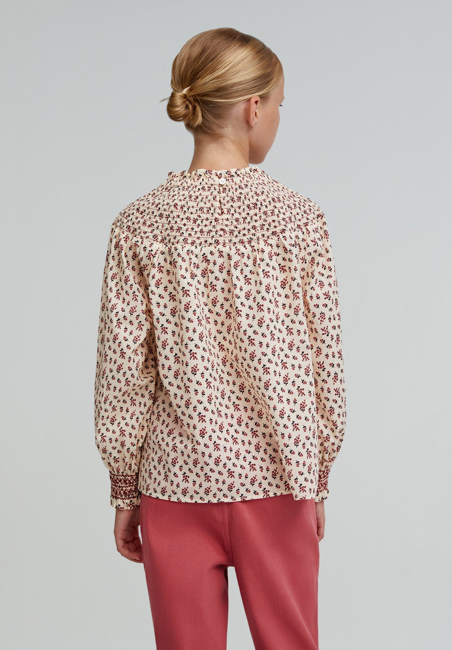 BLOUSE À FLEURS POUR FILLE